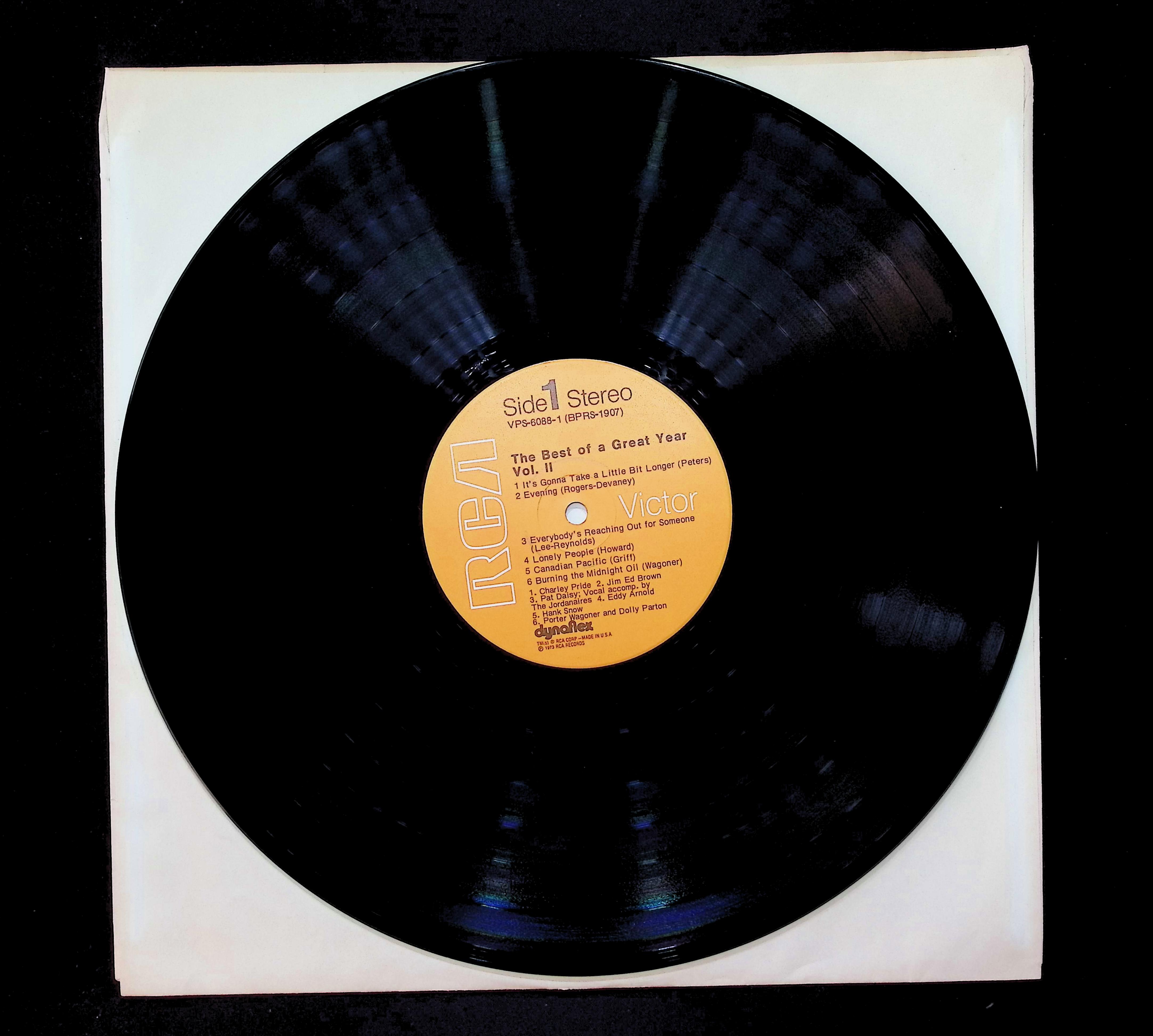 Various The Best Of A Great Year Vol. II 12" LP 1973 VPS-6088 Folk, World, & Country — image 3