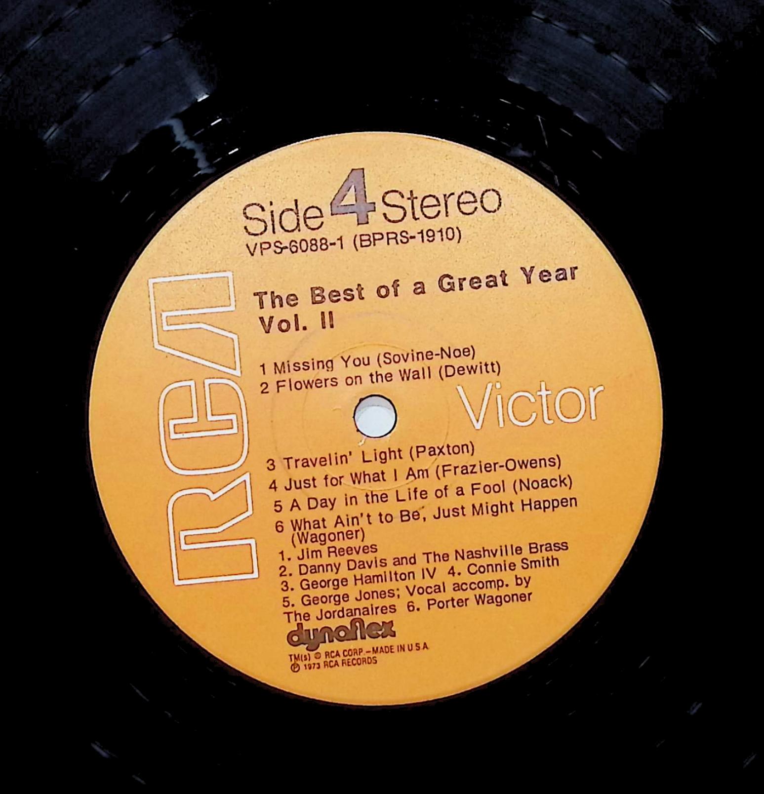Various The Best Of A Great Year Vol. II 12" LP 1973 VPS-6088 Folk, World, & Country — image 4
