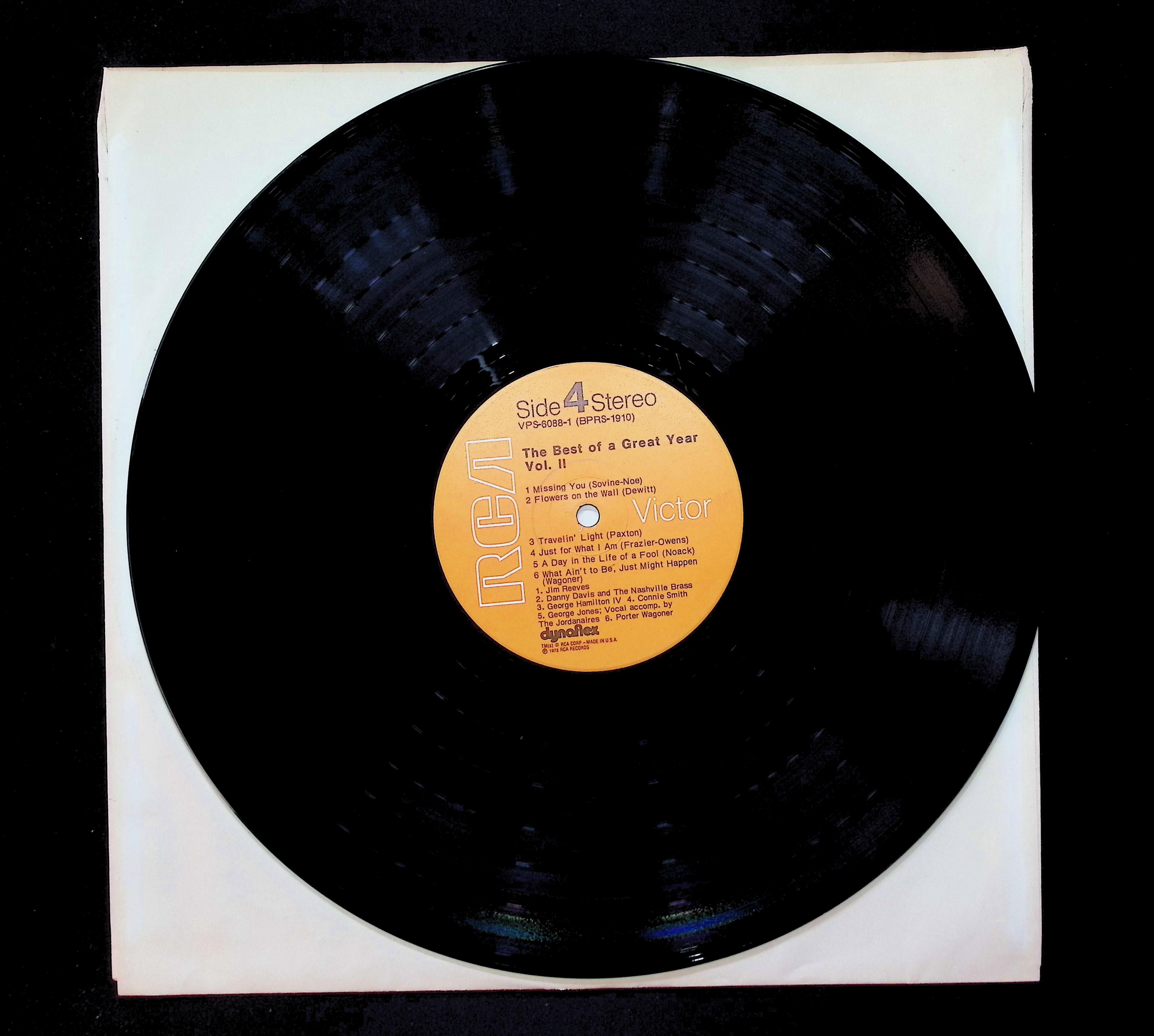 Various The Best Of A Great Year Vol. II 12" LP 1973 VPS-6088 Folk, World, & Country — image 5