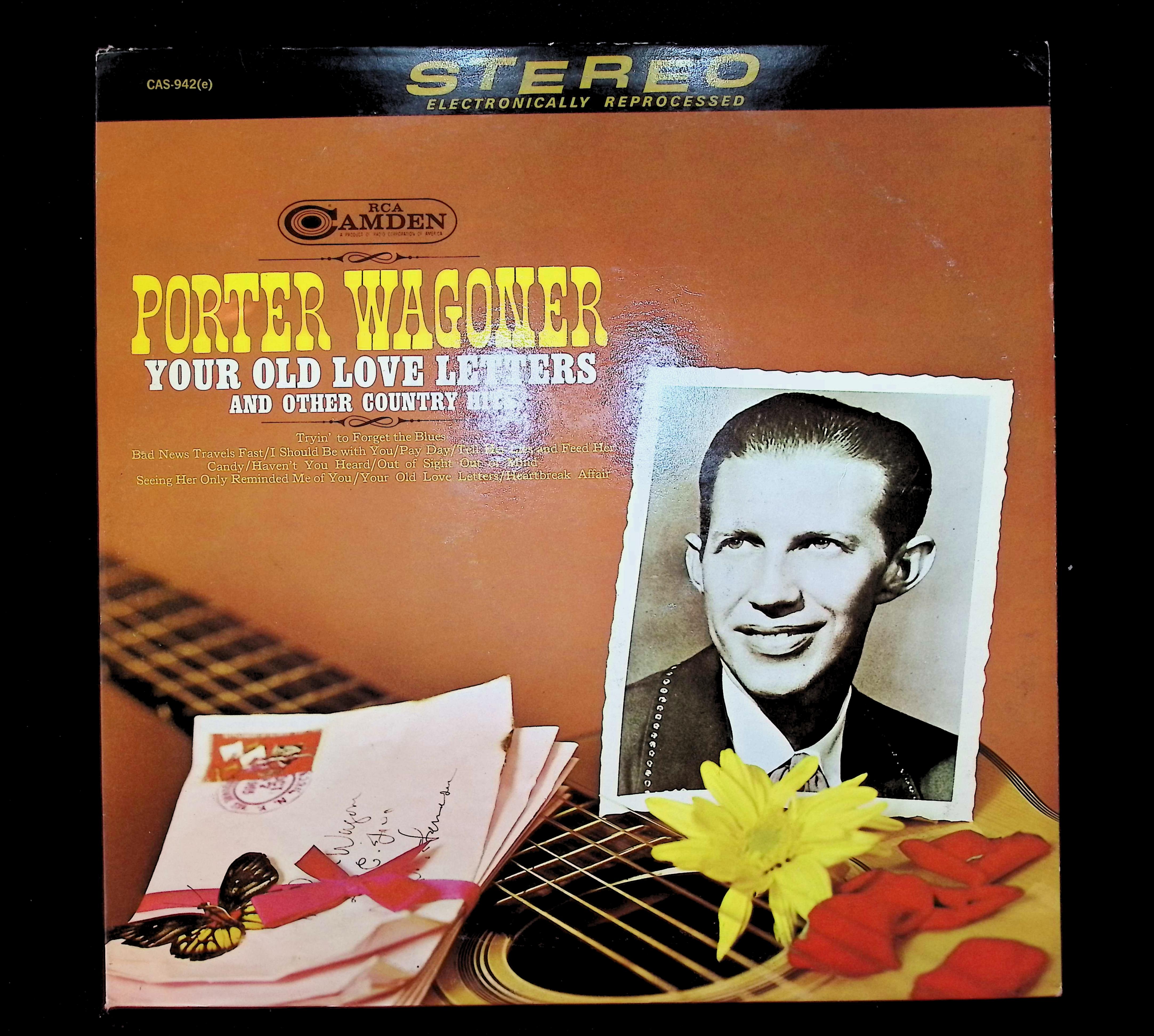 Porter Wagoner Your Old Love Letters And Other Country Hits 12" LP 1966 CAS-942(e) Folk, World, & Country