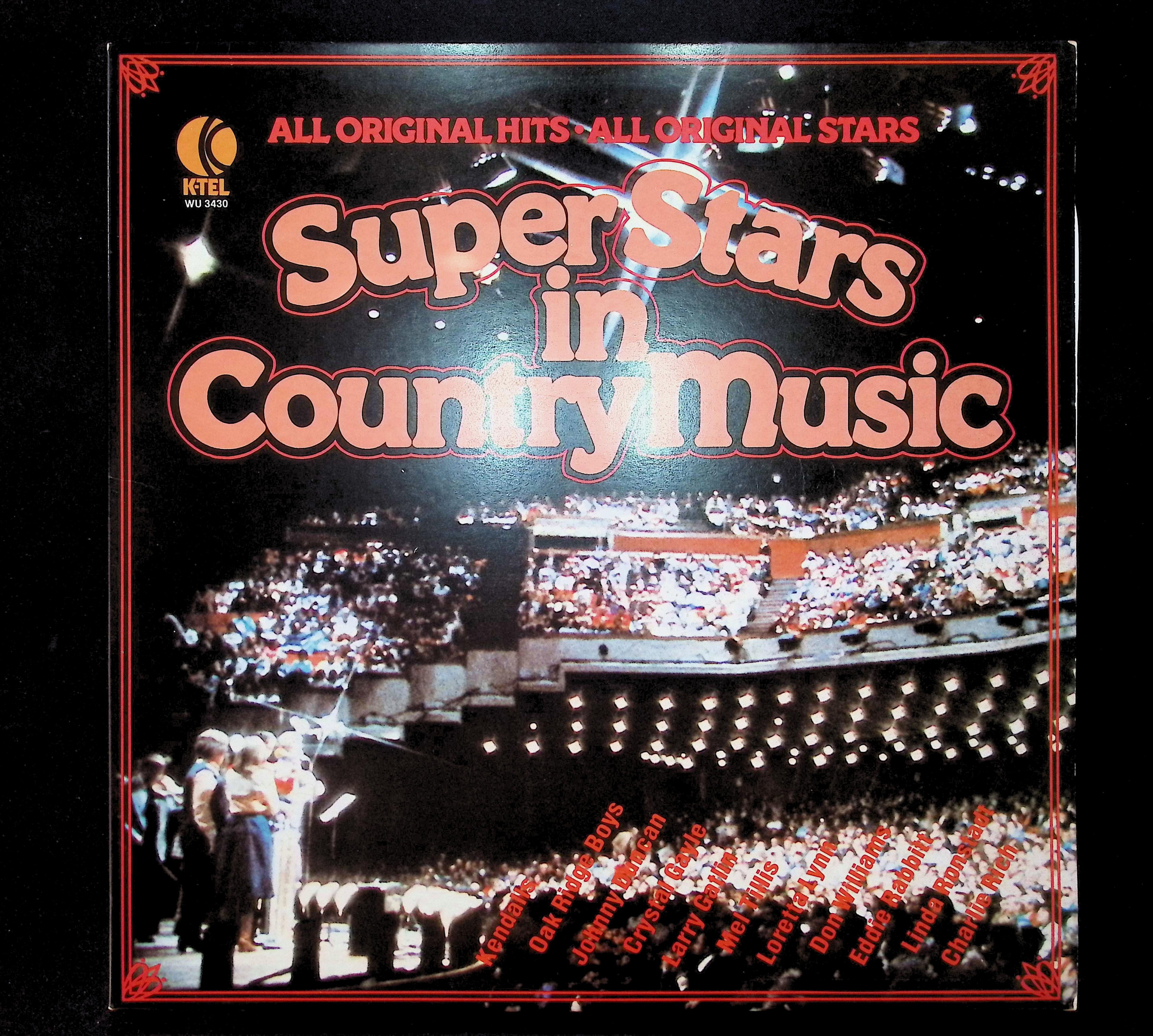 Various SuperStars In Country Music 12" LP 1978 WU 3430 Folk, World, & Country