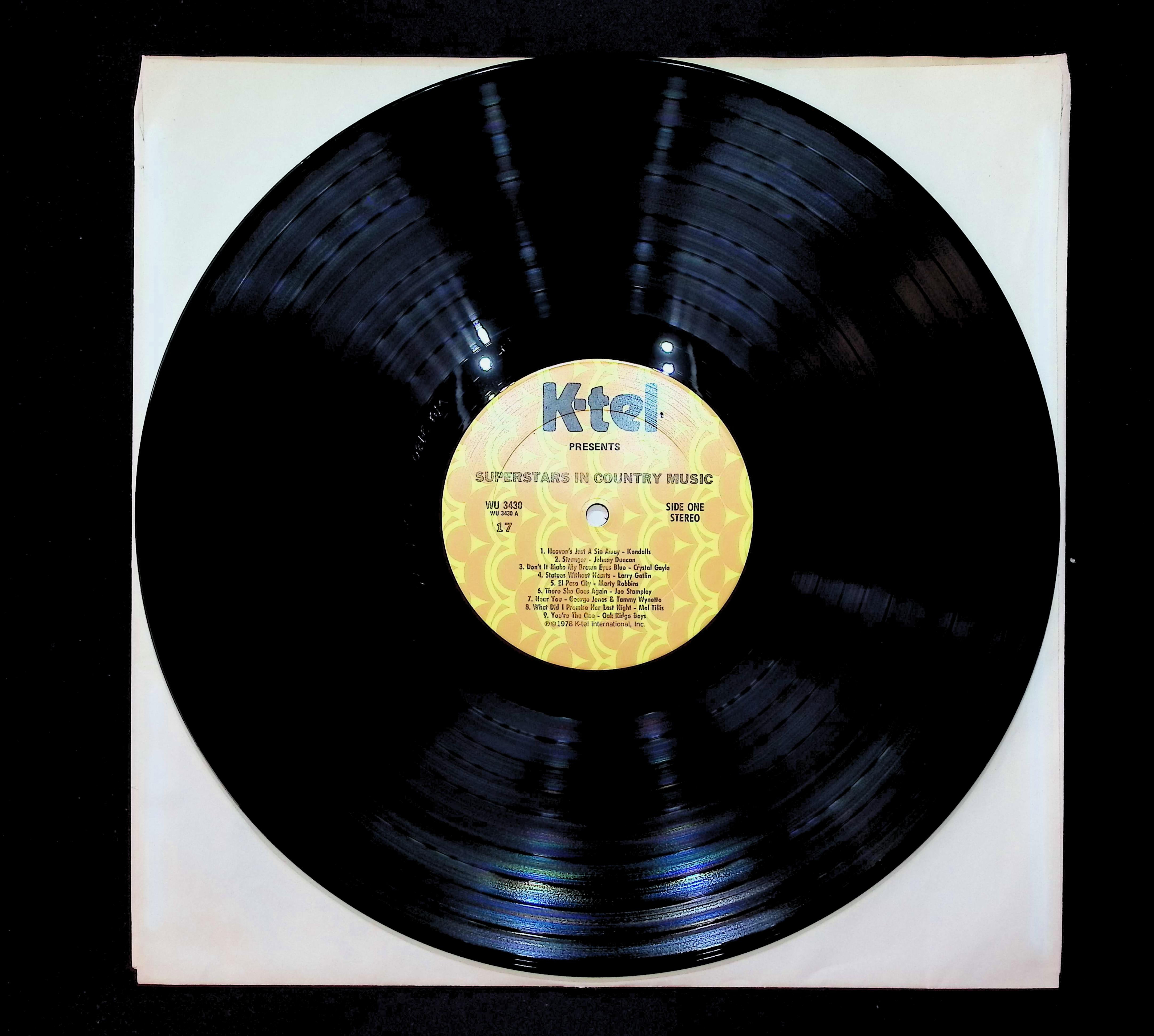 Various SuperStars In Country Music 12" LP 1978 WU 3430 Folk, World, & Country — image 3