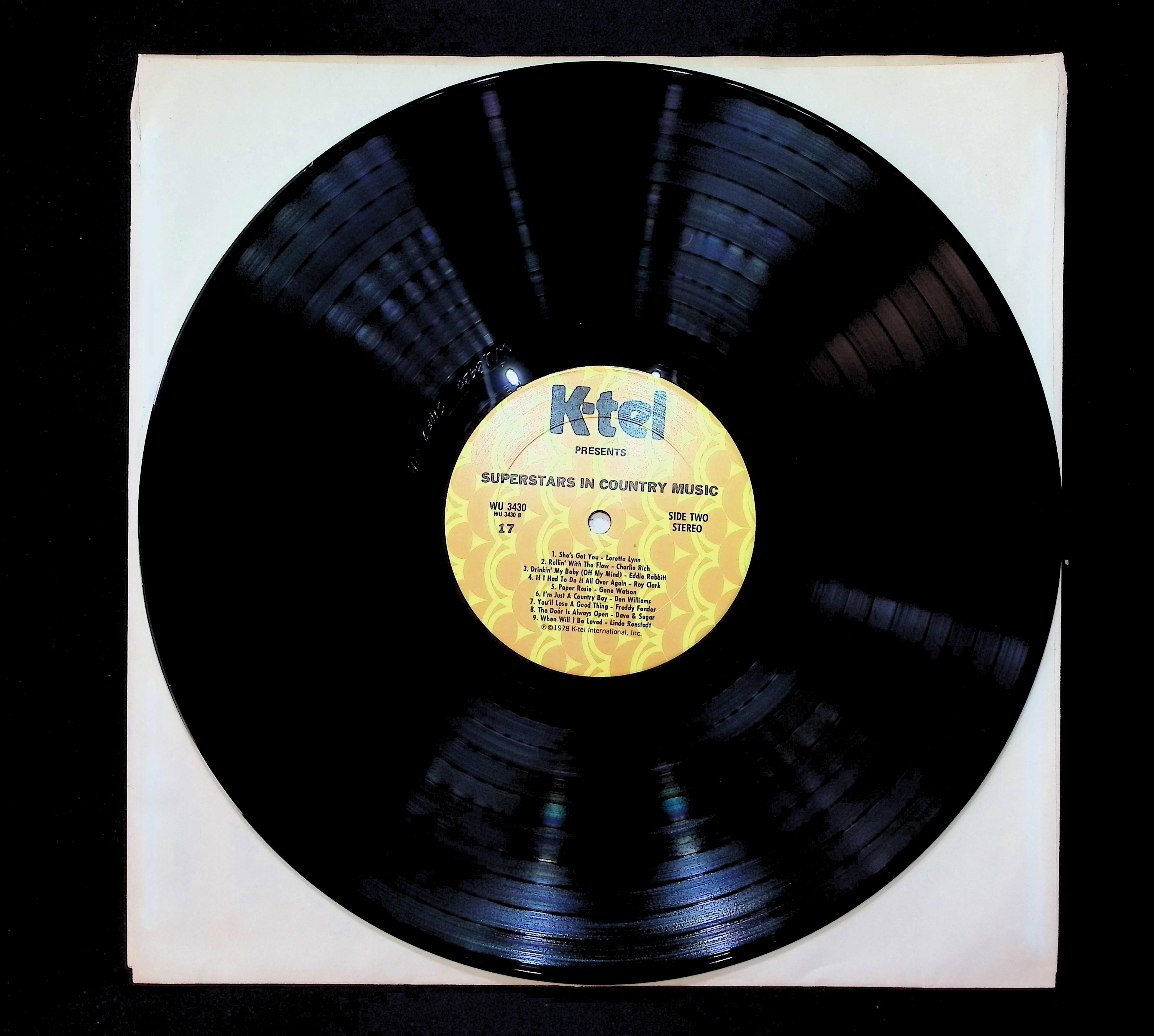 Various SuperStars In Country Music 12" LP 1978 WU 3430 Folk, World, & Country — image 5