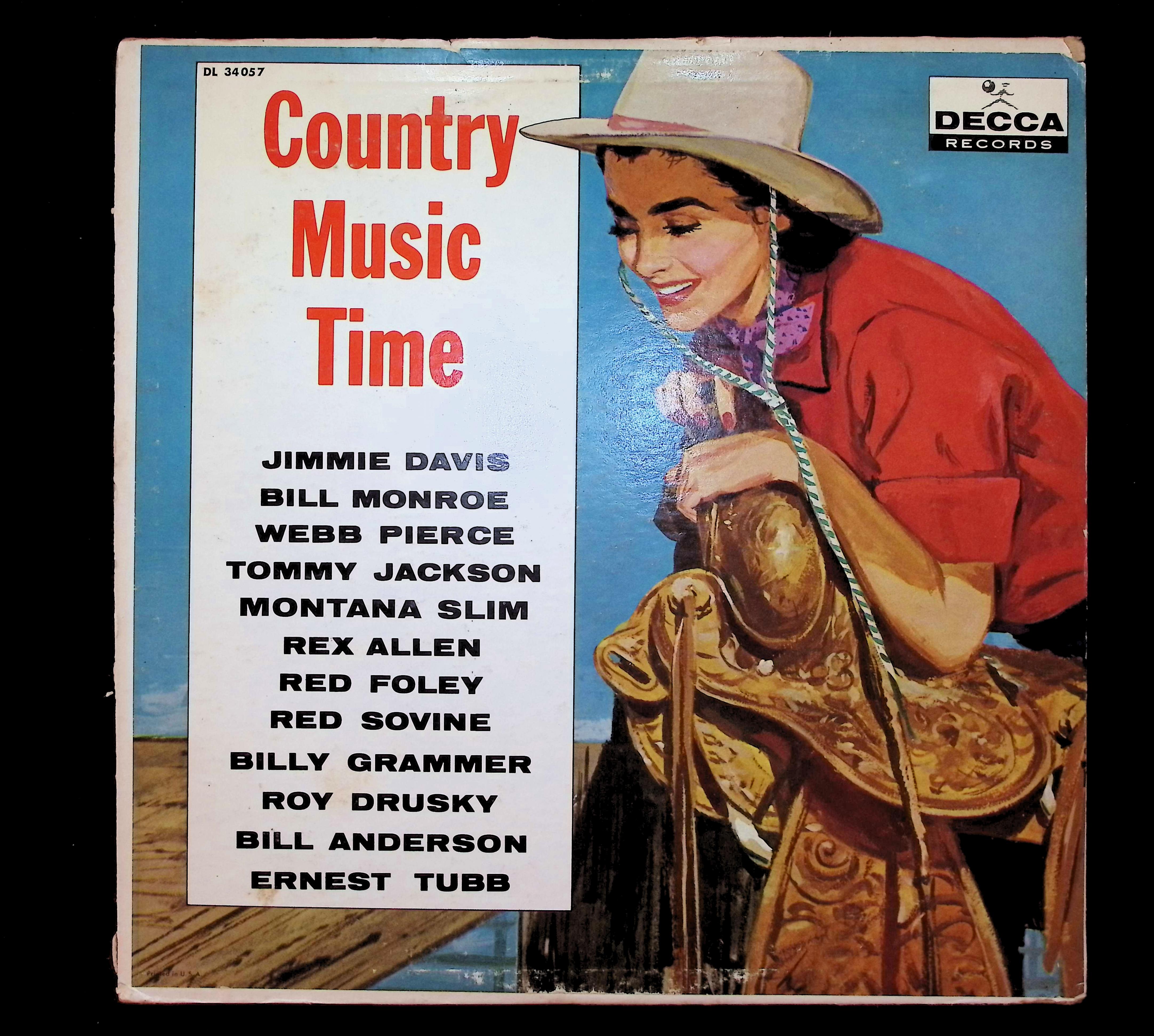 Various Country Music Time 12" LP 0 DL 34057 Folk, World, & Country