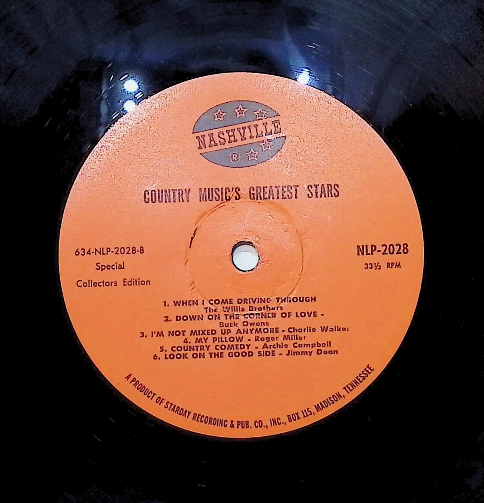 Various Country Music's Greatest Stars 12" LP 1966 NLP 2028 Folk, World, & Country — image 4