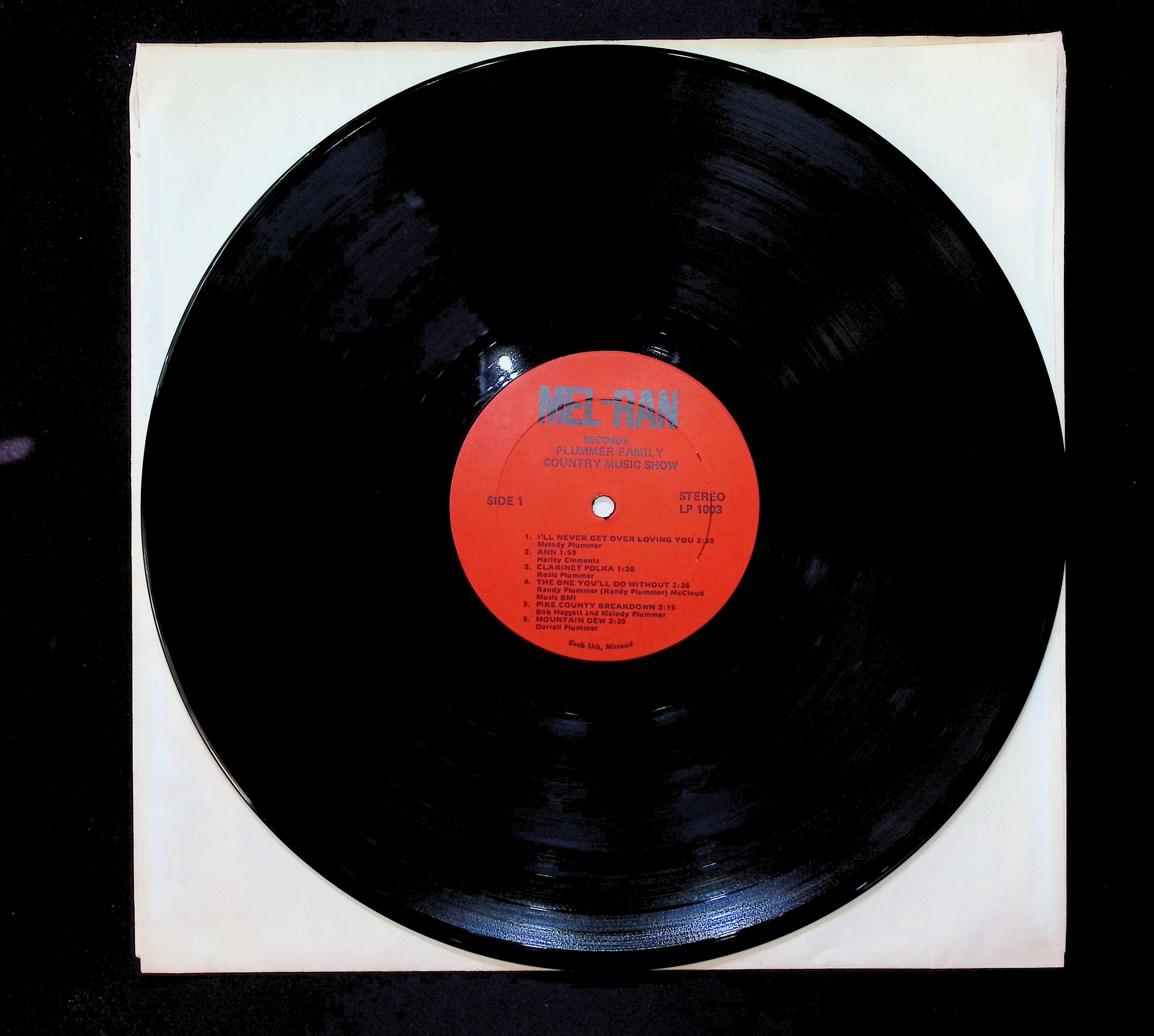The Plummer Family The Plummer Family Country Music Show 12" LP 1972 LP 1003 Blues — image 5