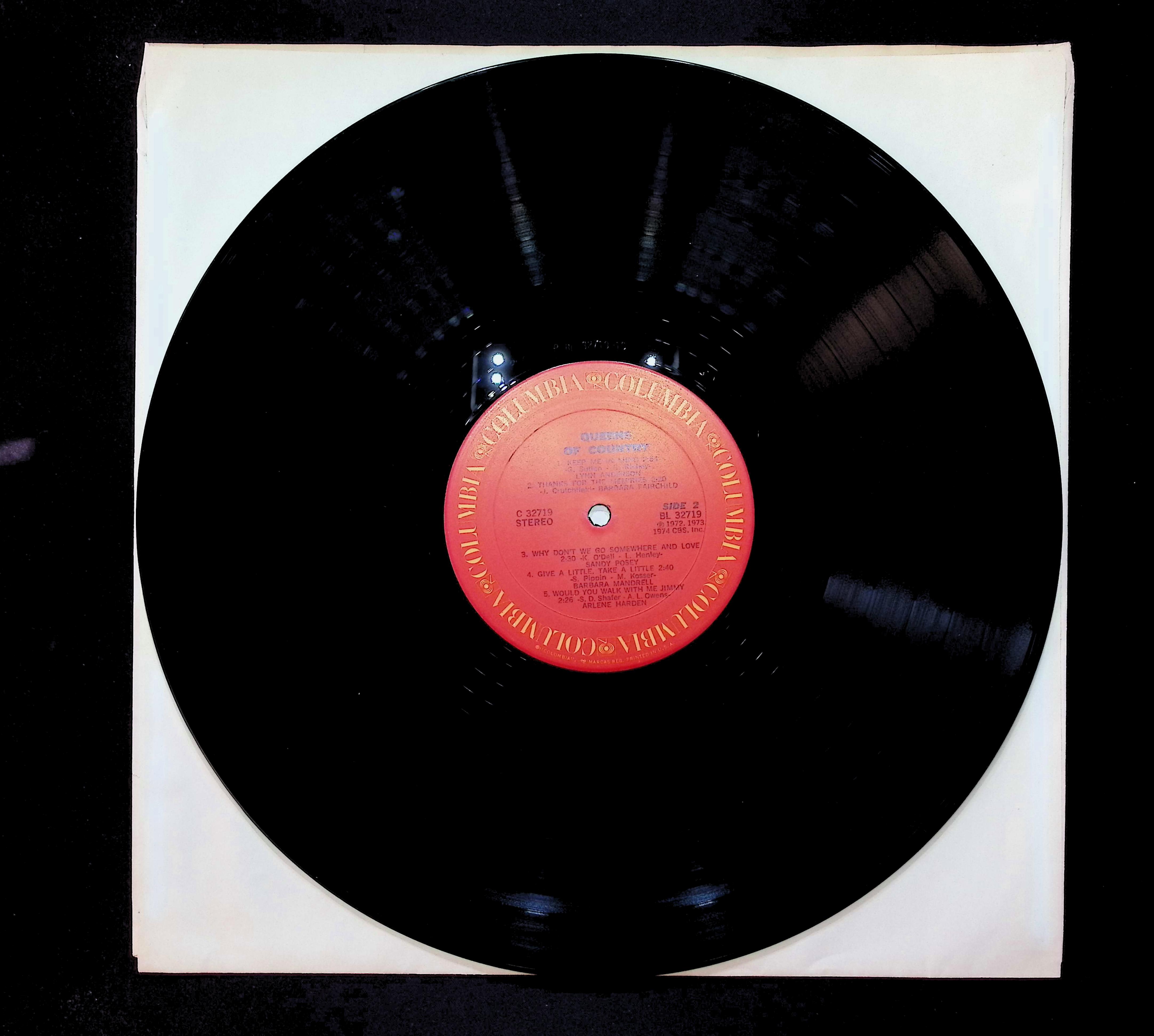 Various Queens Of Country 12" LP 1974 C 32719 Folk, World, & Country — image 3