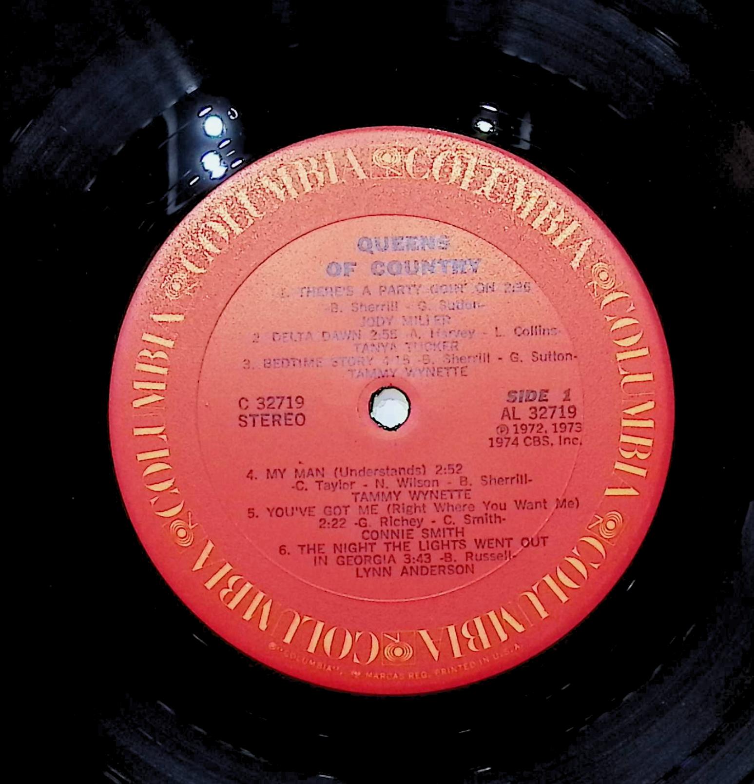Various Queens Of Country 12" LP 1974 C 32719 Folk, World, & Country — image 4