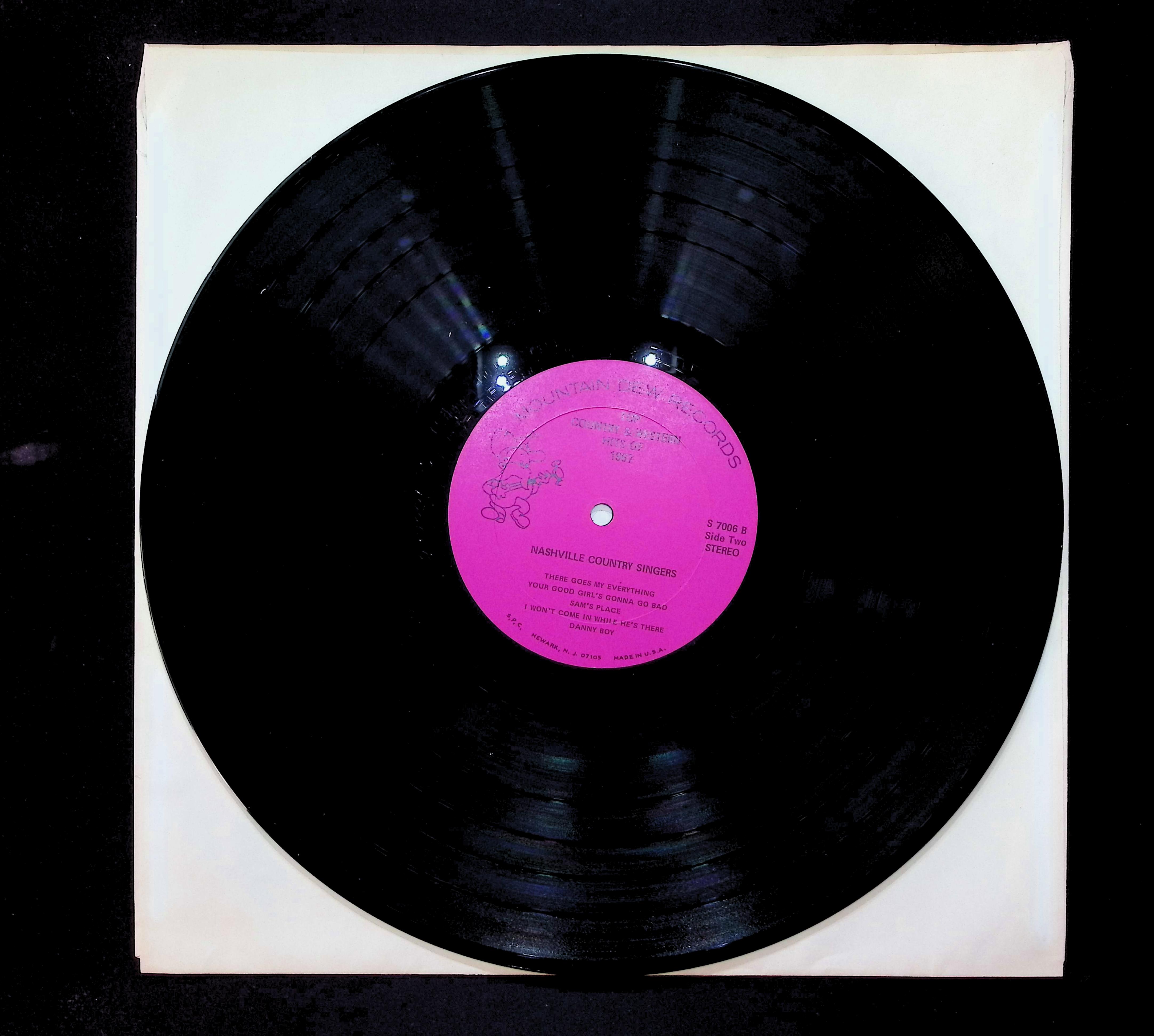 Nashville Country Singers Country & Western Top Hits Of '67 12" LP 1967 S 7006 Folk, World, & Country — image 3