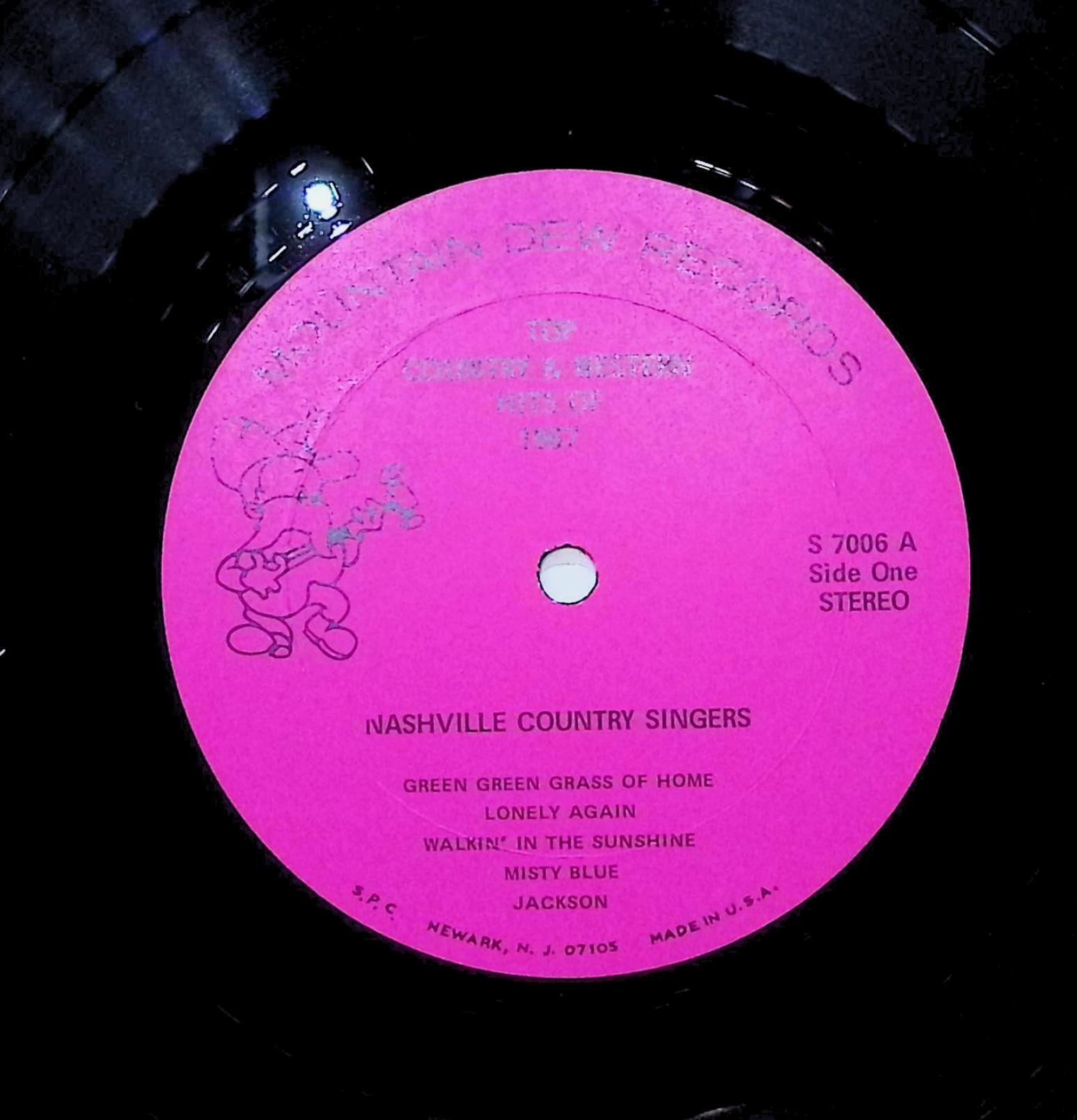 Nashville Country Singers Country & Western Top Hits Of '67 12" LP 1967 S 7006 Folk, World, & Country — image 4