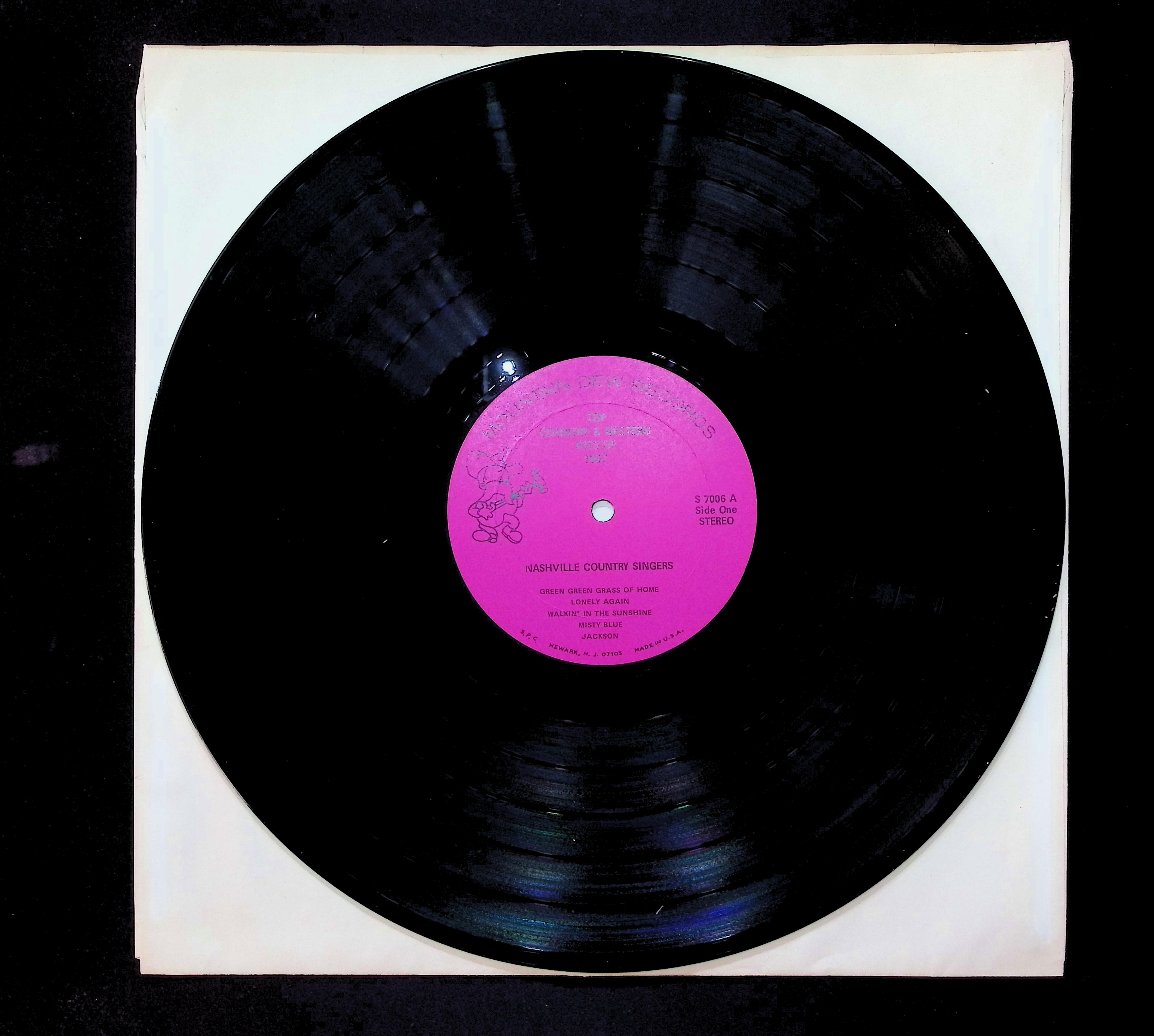 Nashville Country Singers Country & Western Top Hits Of '67 12" LP 1967 S 7006 Folk, World, & Country — image 5