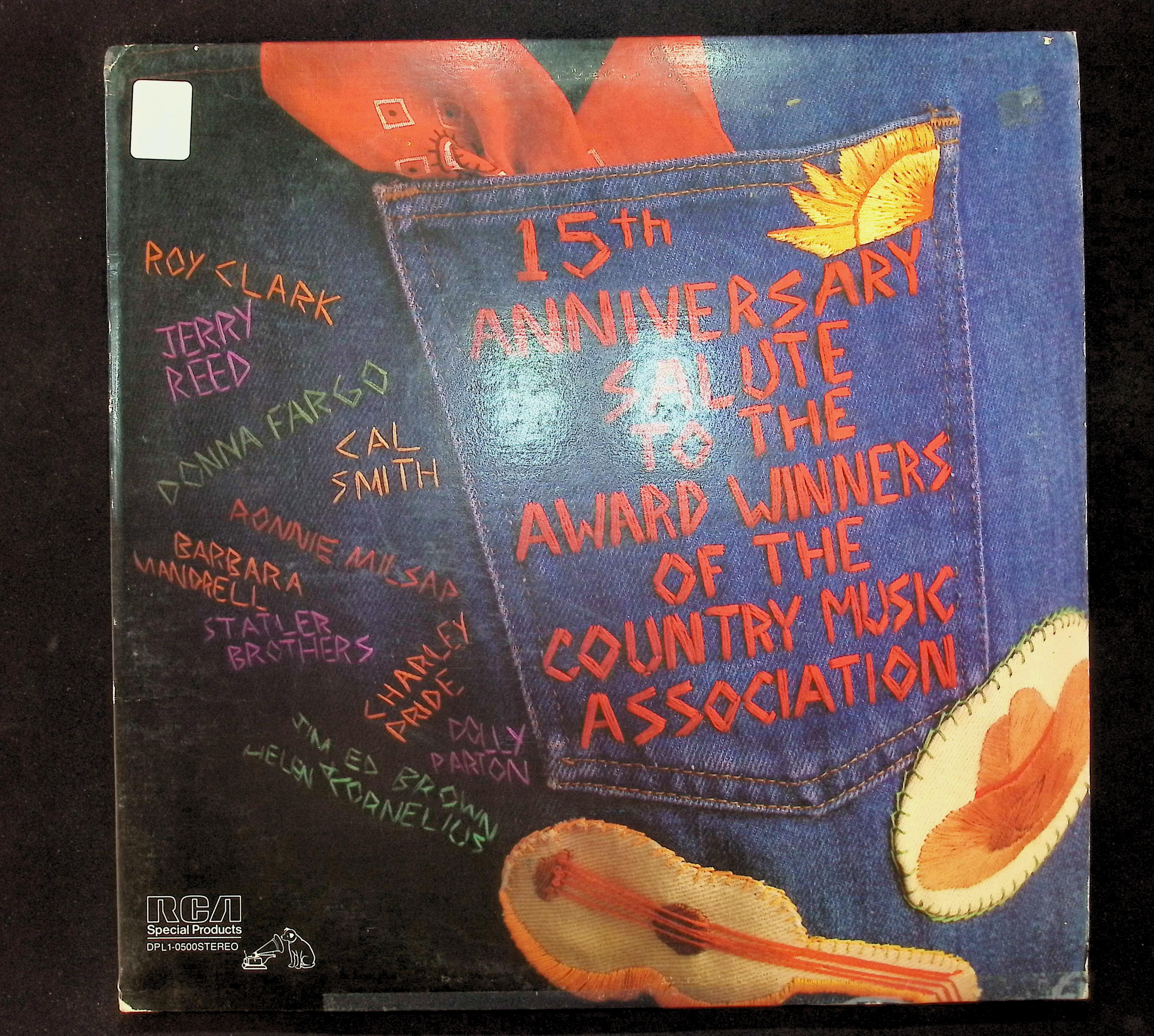 Various 15th Anniversary Salute To The Award Winners Of The Country Music Association 12" LP 1981 DPL1-0500 Folk, World, & Country