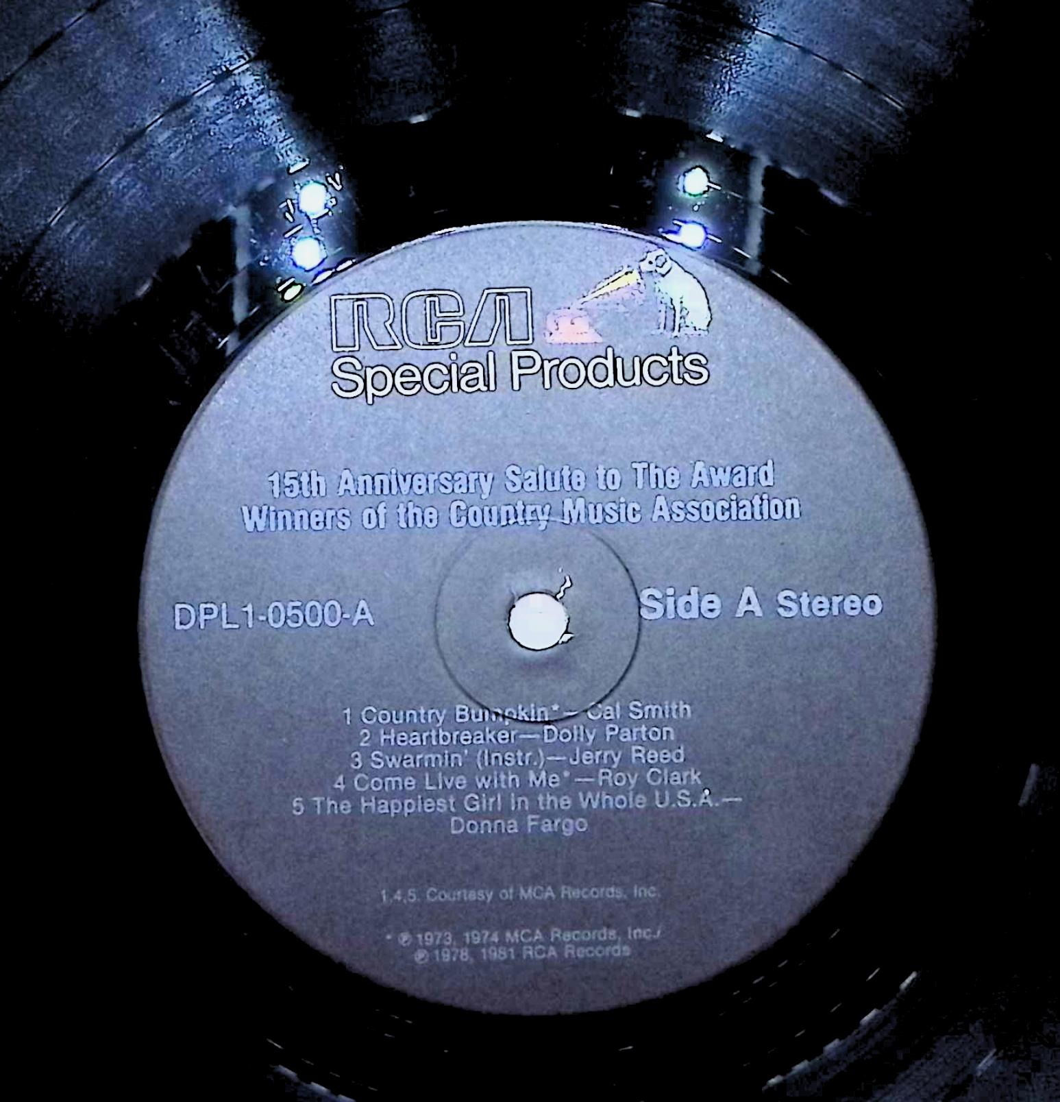 Various 15th Anniversary Salute To The Award Winners Of The Country Music Association 12" LP 1981 DPL1-0500 Folk, World, & Country — image 4