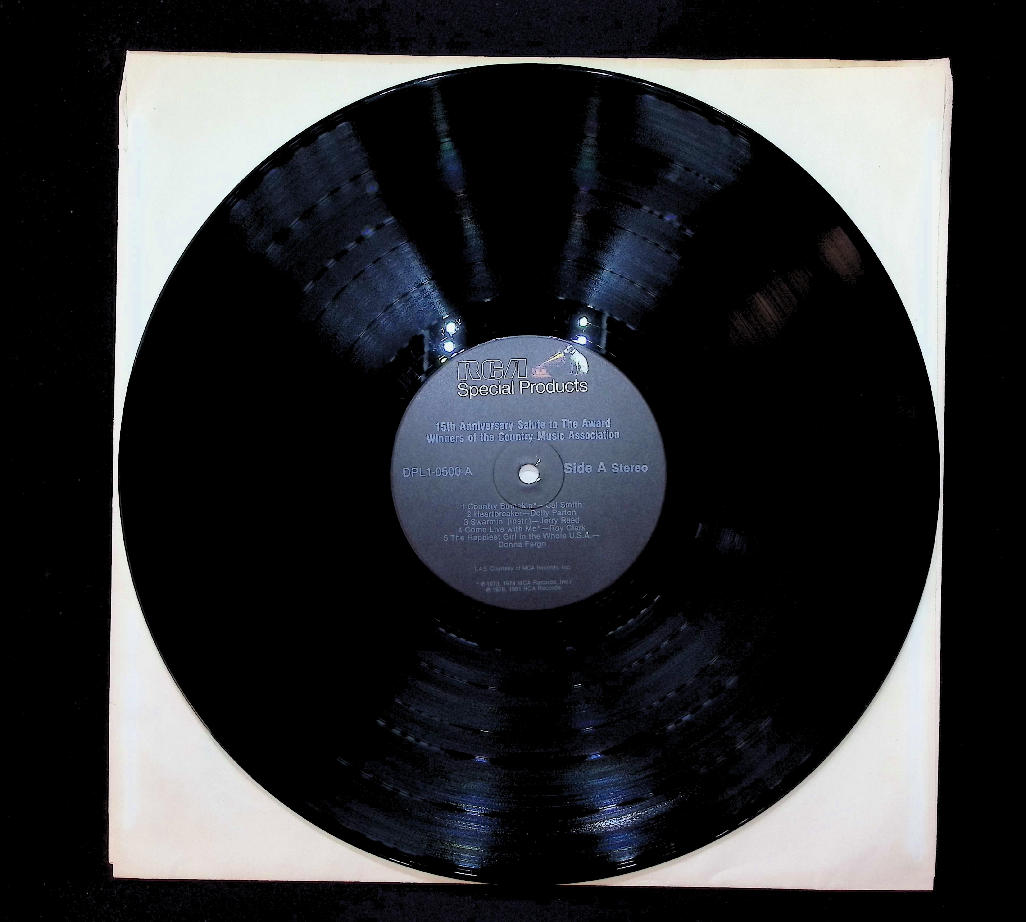 Various 15th Anniversary Salute To The Award Winners Of The Country Music Association 12" LP 1981 DPL1-0500 Folk, World, & Country — image 5