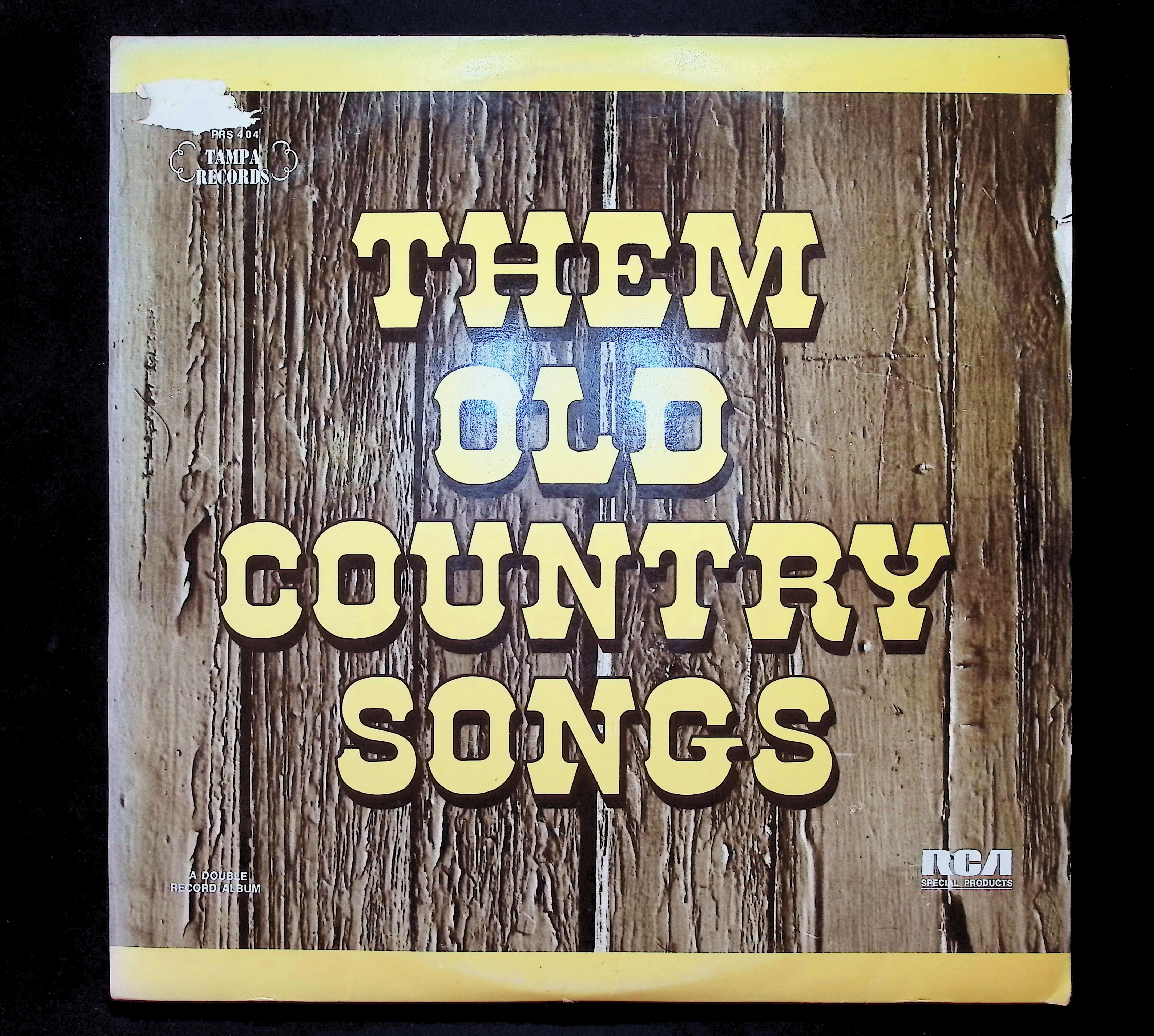 Various Them Old Country Songs 12" LP 1972 PRS 404 Folk, World, & Country
