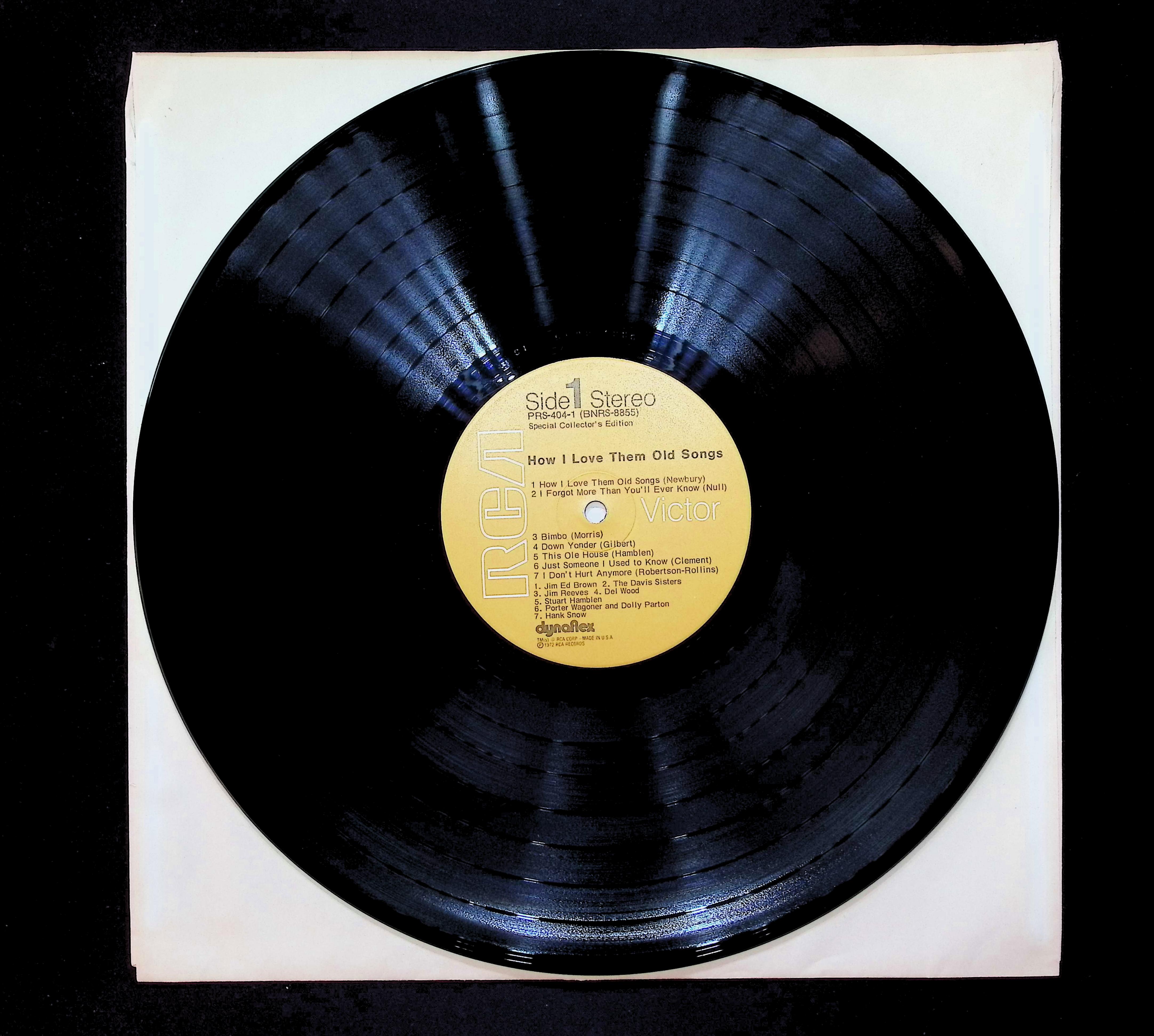 Various Them Old Country Songs 12" LP 1972 PRS 404 Folk, World, & Country — image 3