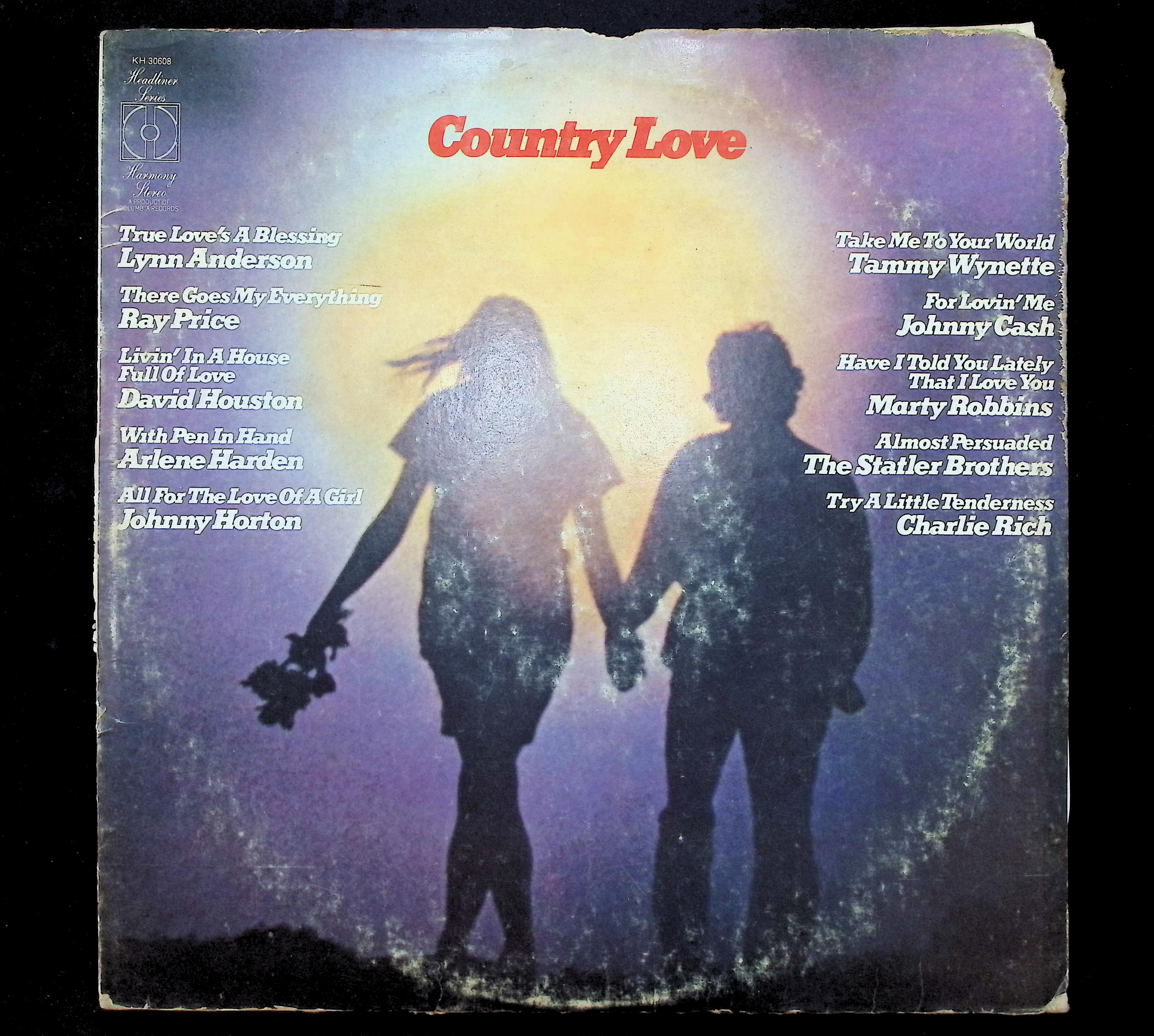 Various Country Love 12" LP 0 Harmony (4) KH 30608 Folk, World, & Country