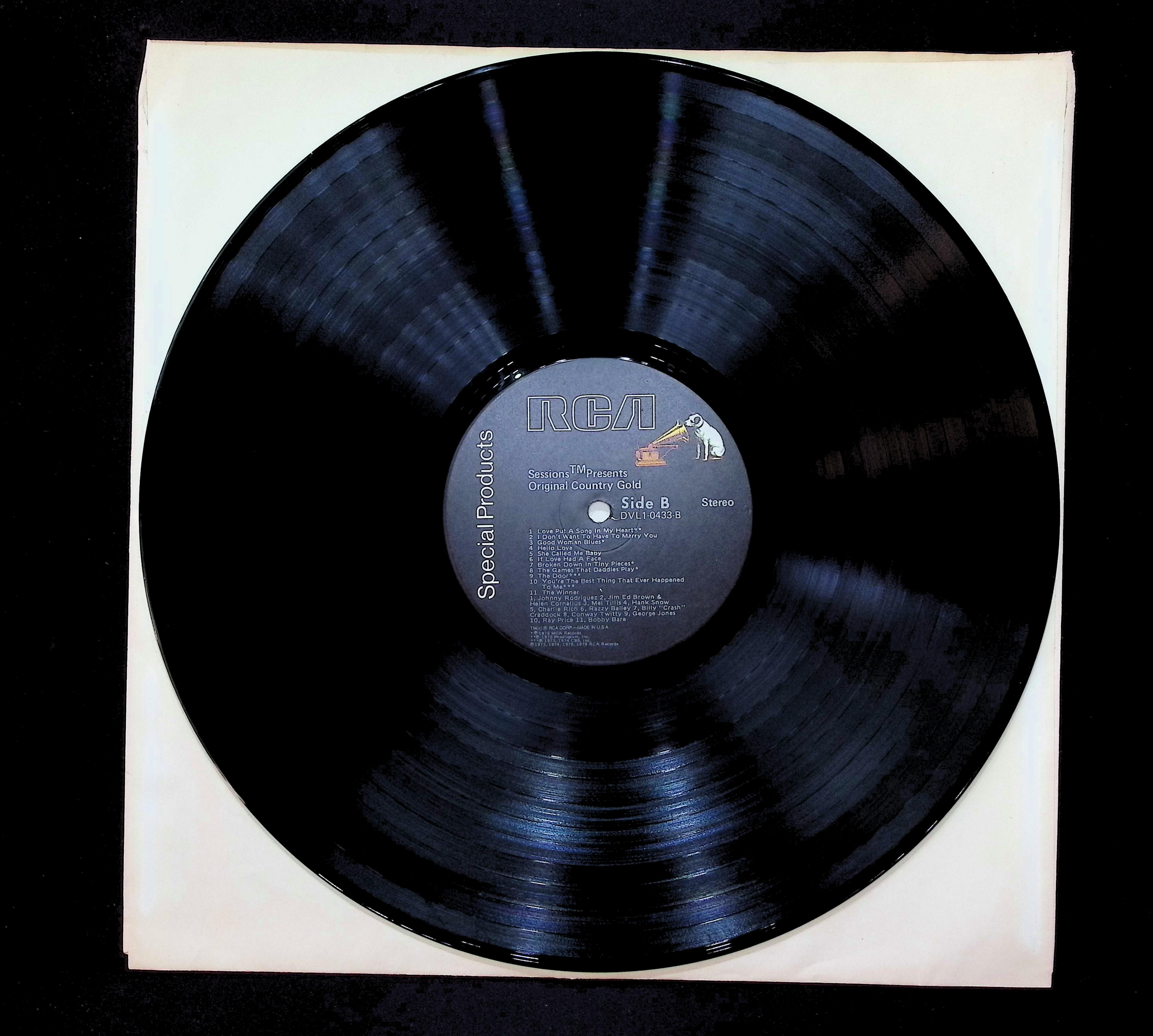 Various Original Country Gold 12" LP 1979 DVL1-0433 Folk, World, & Country — image 5