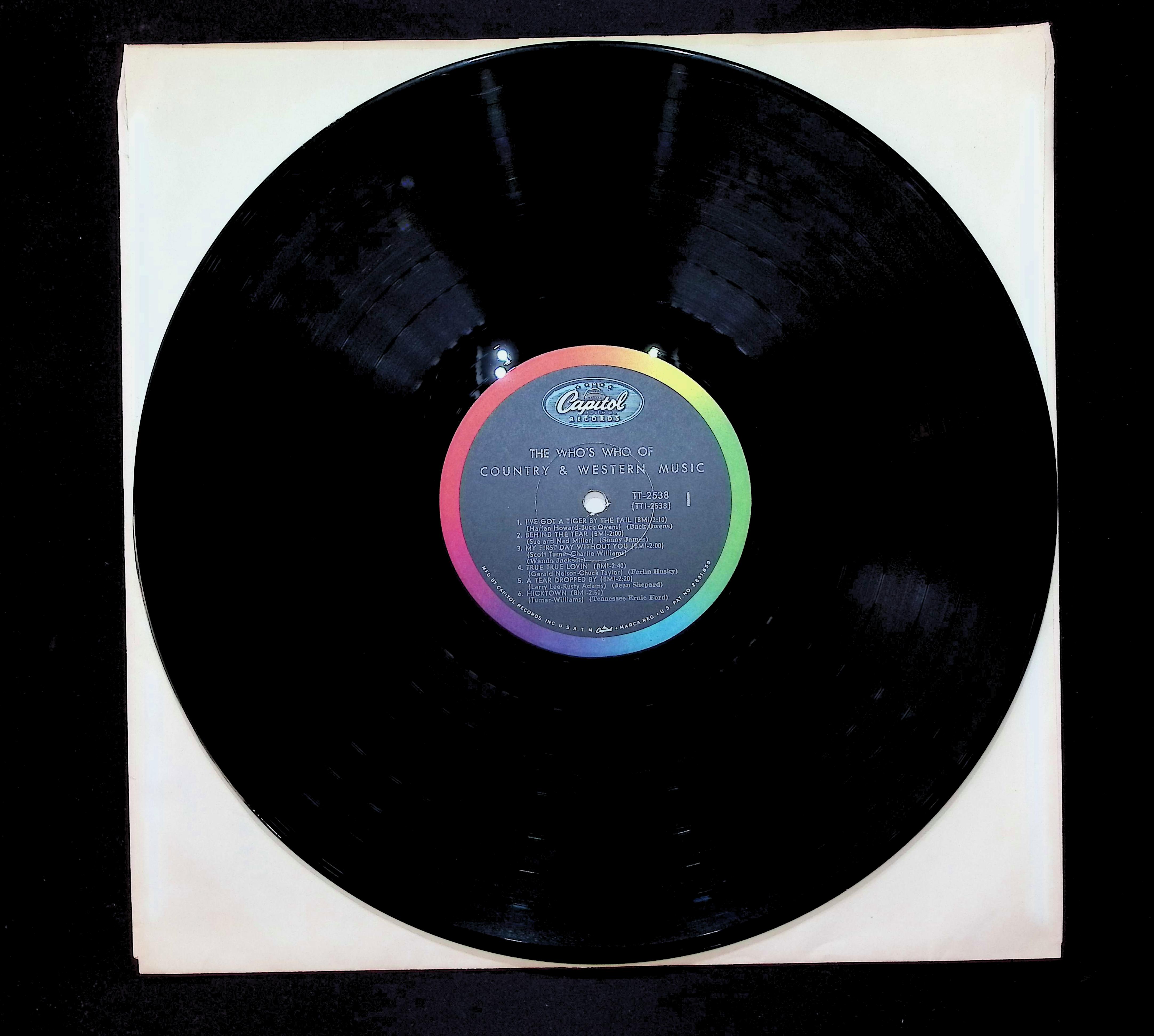 Various The Who's Who Of Country & Western Music 12" LP 1966 TT-2538 Folk, World, & Country — image 3