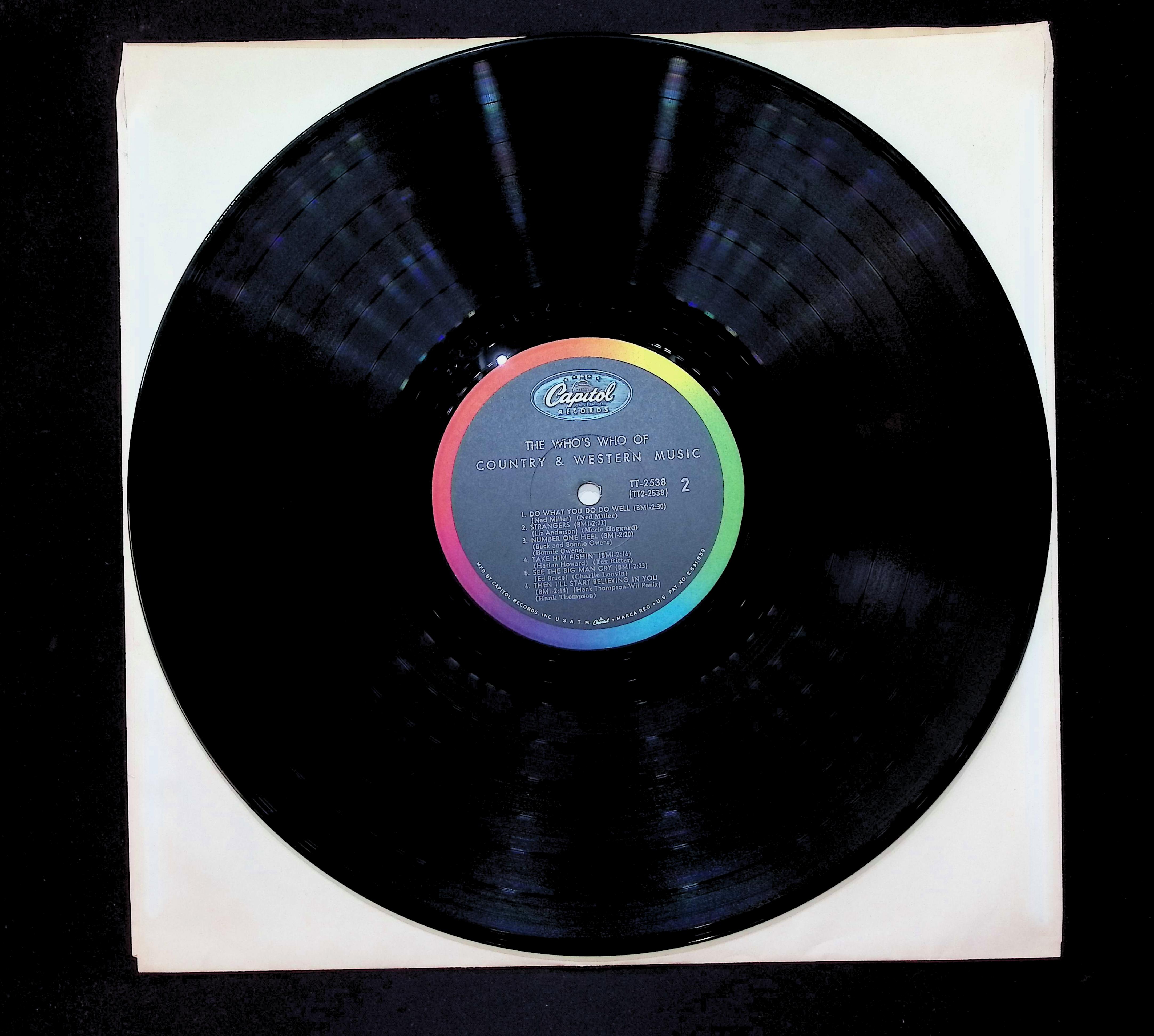 Various The Who's Who Of Country & Western Music 12" LP 1966 TT-2538 Folk, World, & Country — image 5