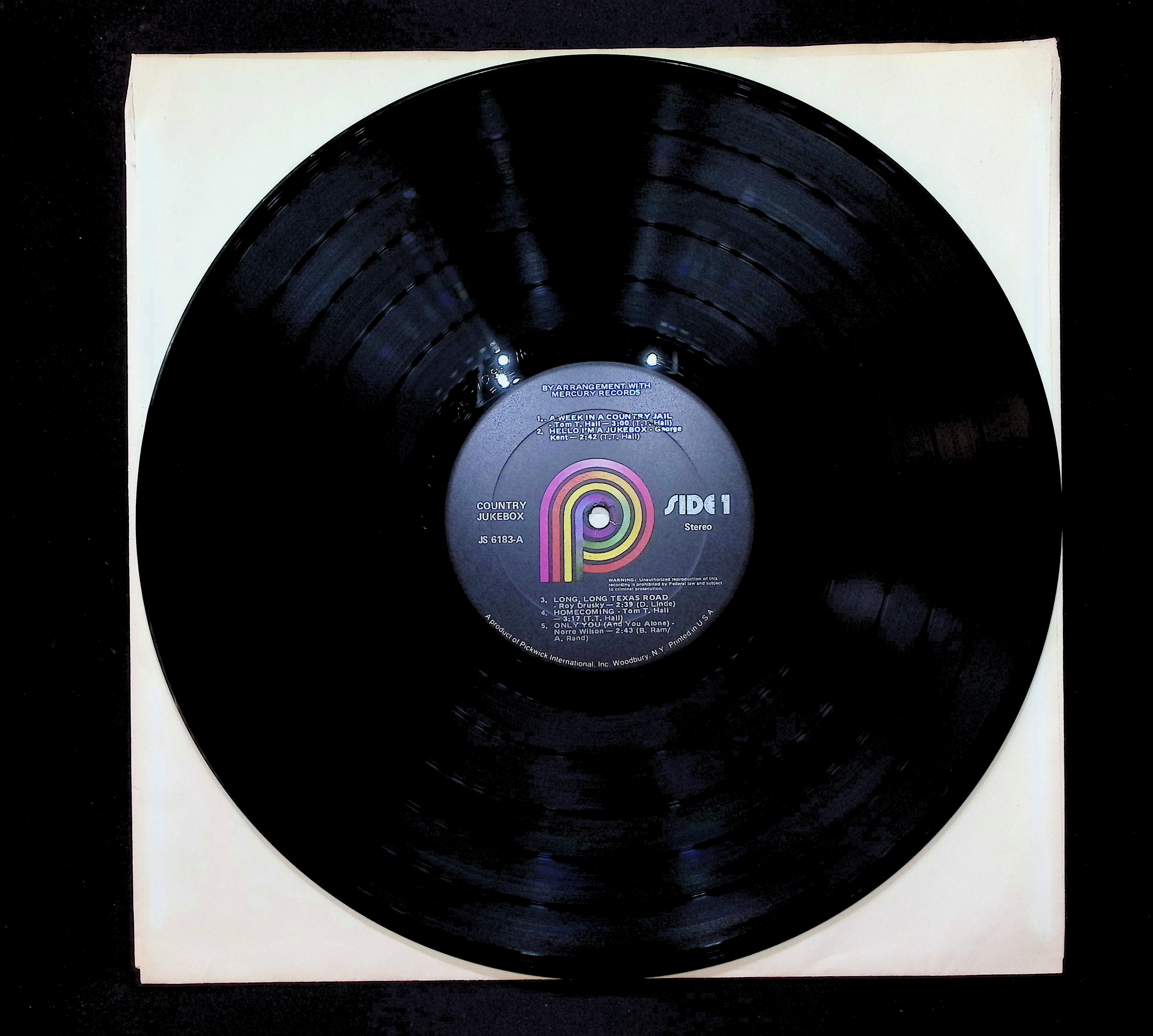 Various Country Jukebox 12" LP 1970s JS-6183 Folk, World, & Country — image 3