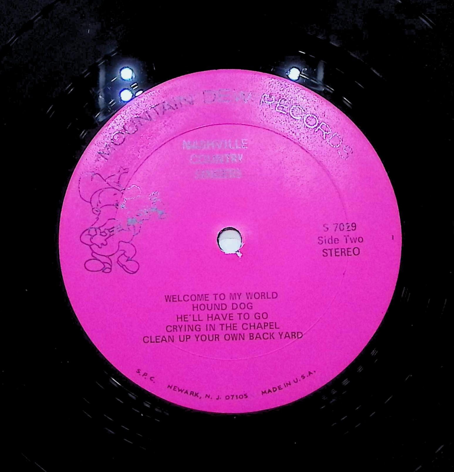 Nashville Country Singers Hits Of Elvis Presley / Hits Of Jim Reeves 12" LP 1969 S 7029 Rock — image 2