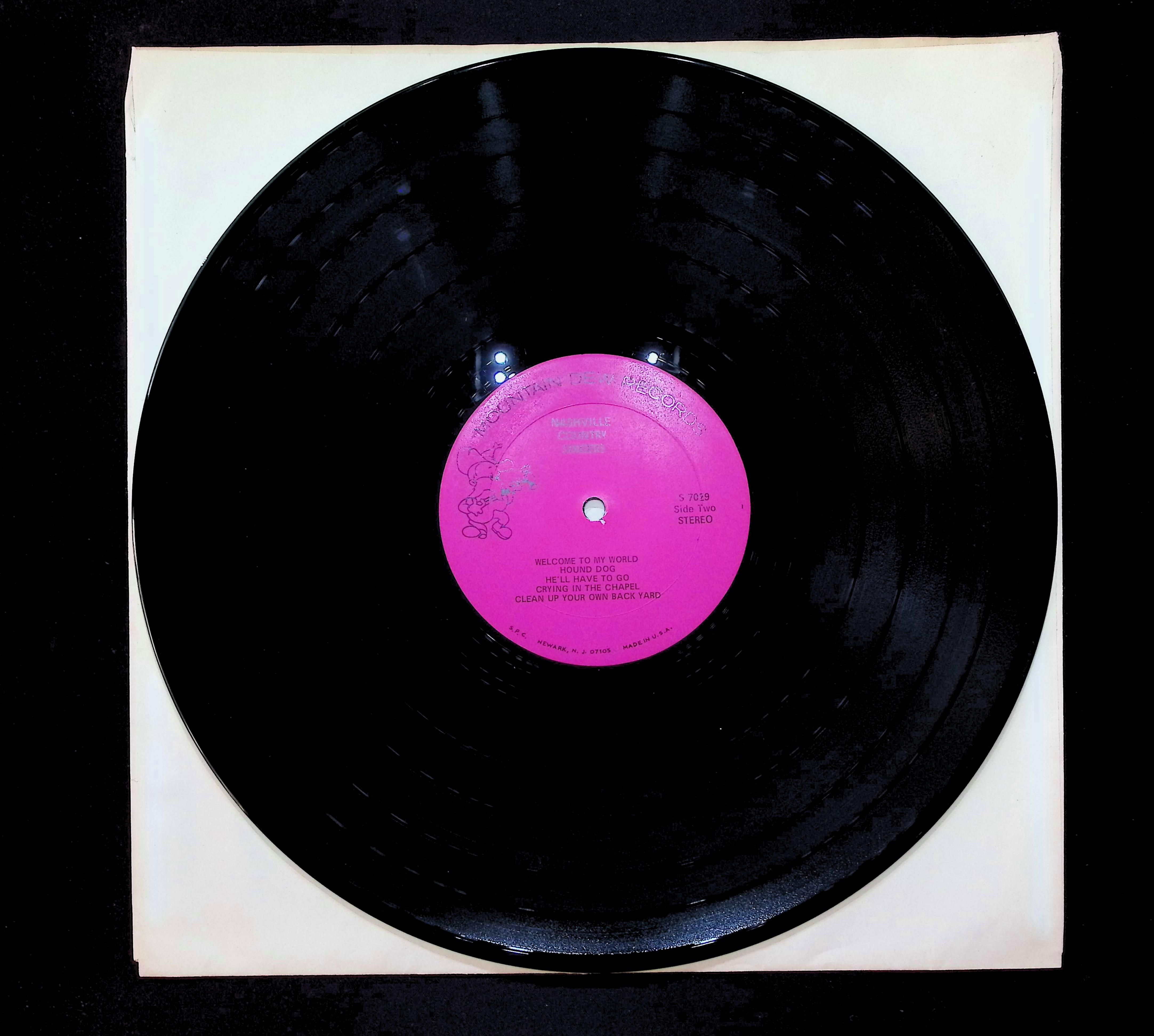 Nashville Country Singers Hits Of Elvis Presley / Hits Of Jim Reeves 12" LP 1969 S 7029 Rock — image 3