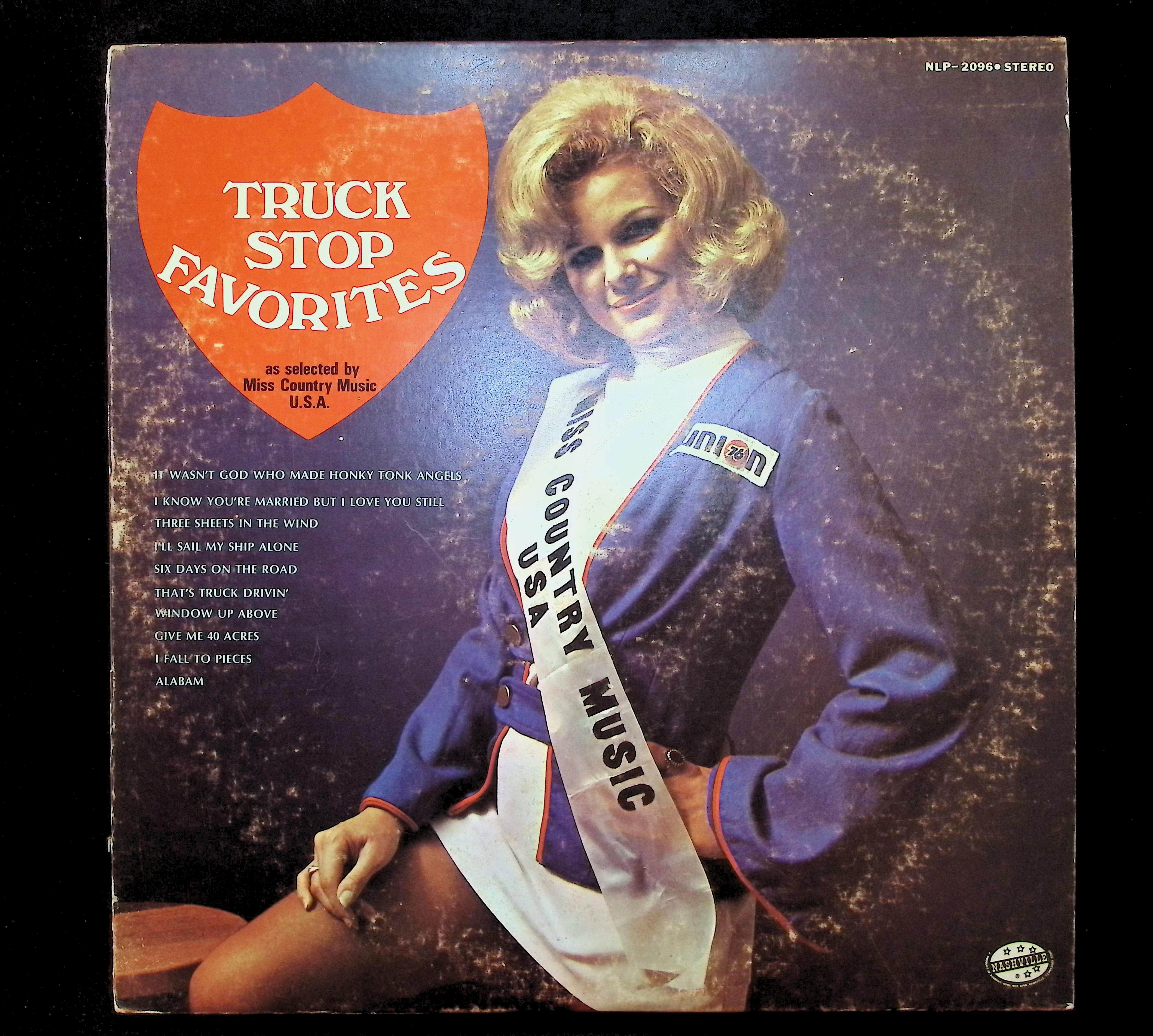 Various Truck Stop Favorites As Selected By Miss Country Music U.S.A. 12" LP 0 Nashville Folk, World, & Country
