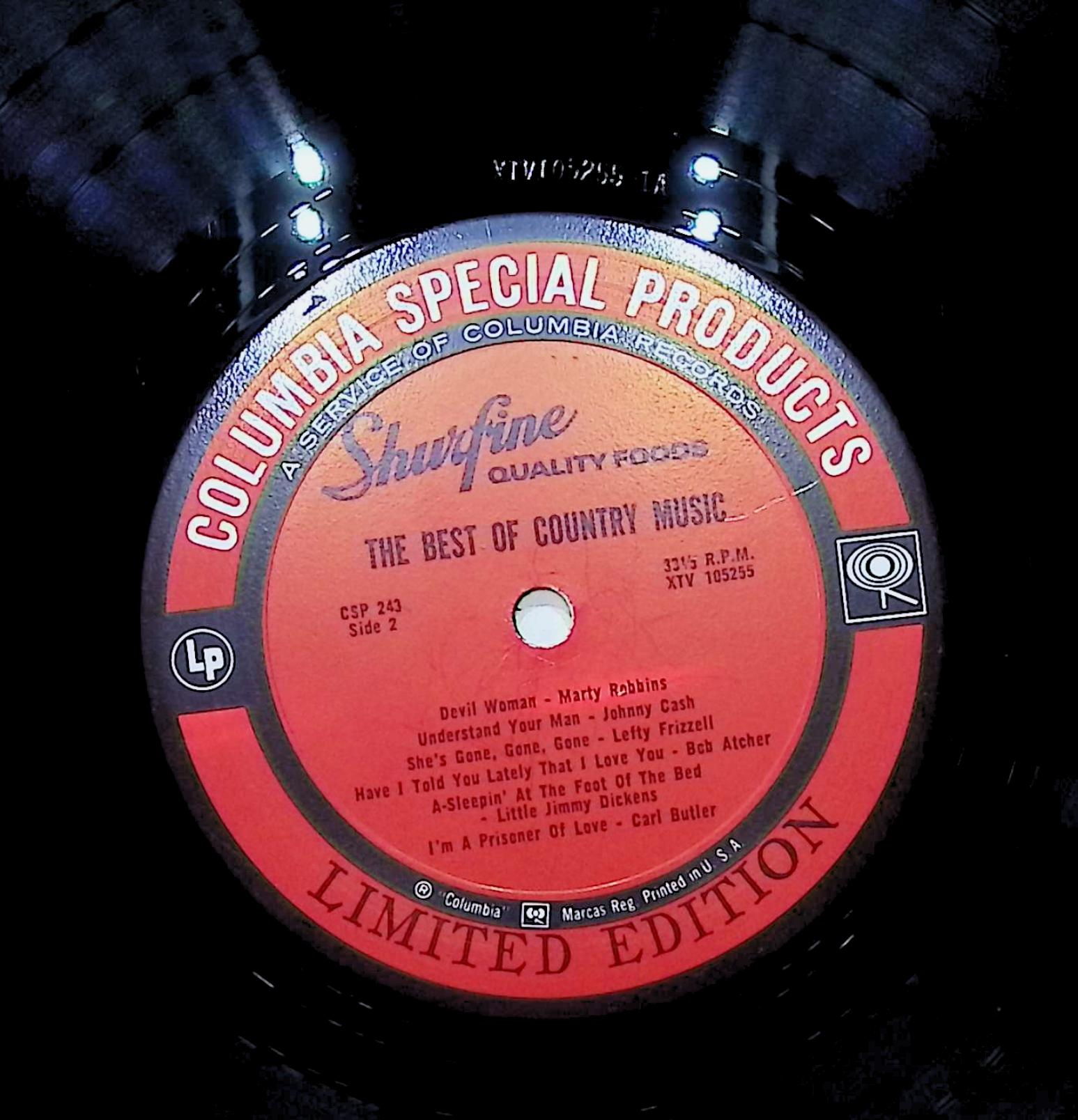 Various The Best Of Country Music 12" LP Unknown Era CSP 243 Folk, World, & Country — image 4