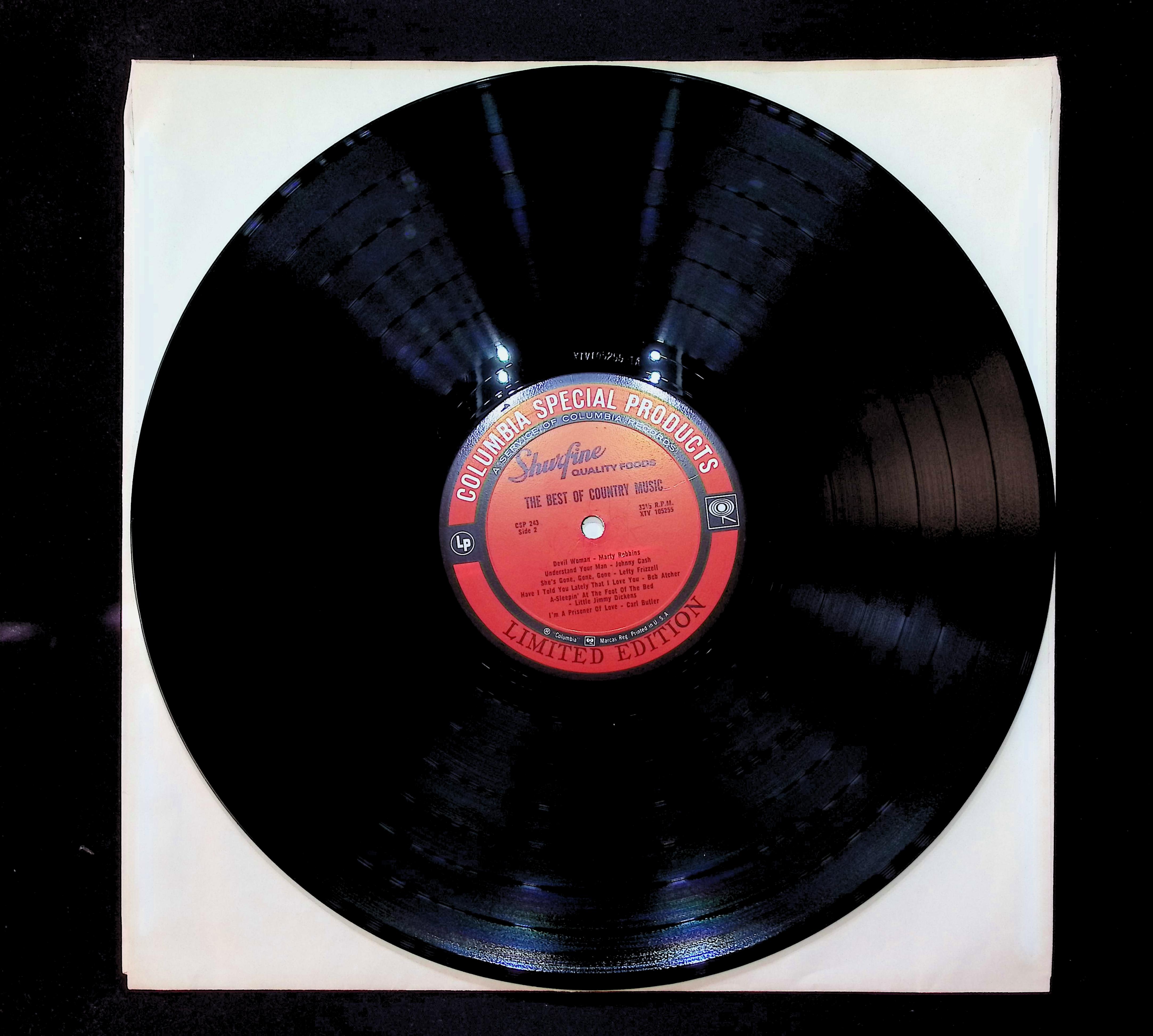 Various The Best Of Country Music 12" LP Unknown Era CSP 243 Folk, World, & Country — image 5