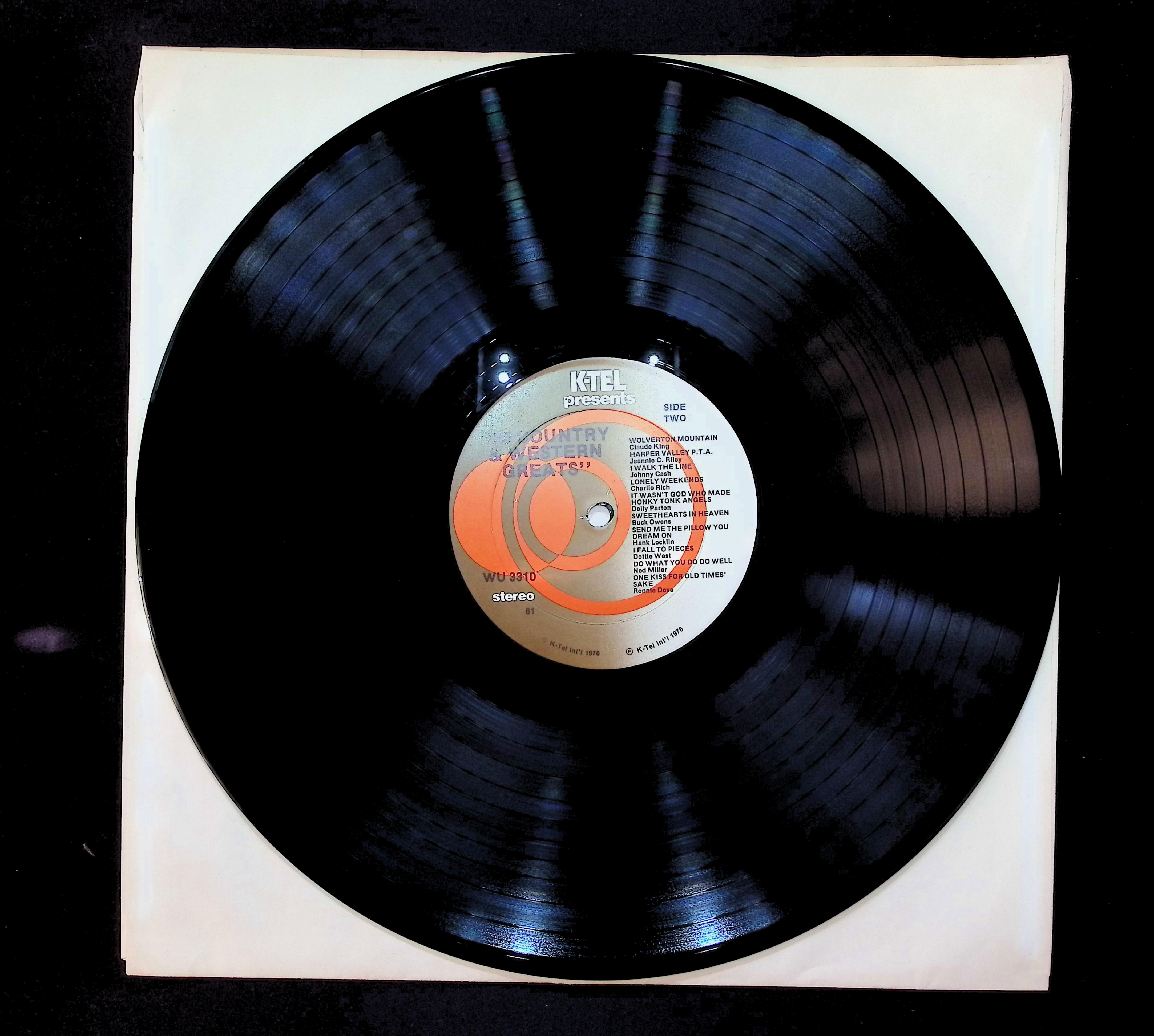 Various 20 Country & Western Greats 12" LP 1976 WU 3310 Folk, World, & Country — image 5