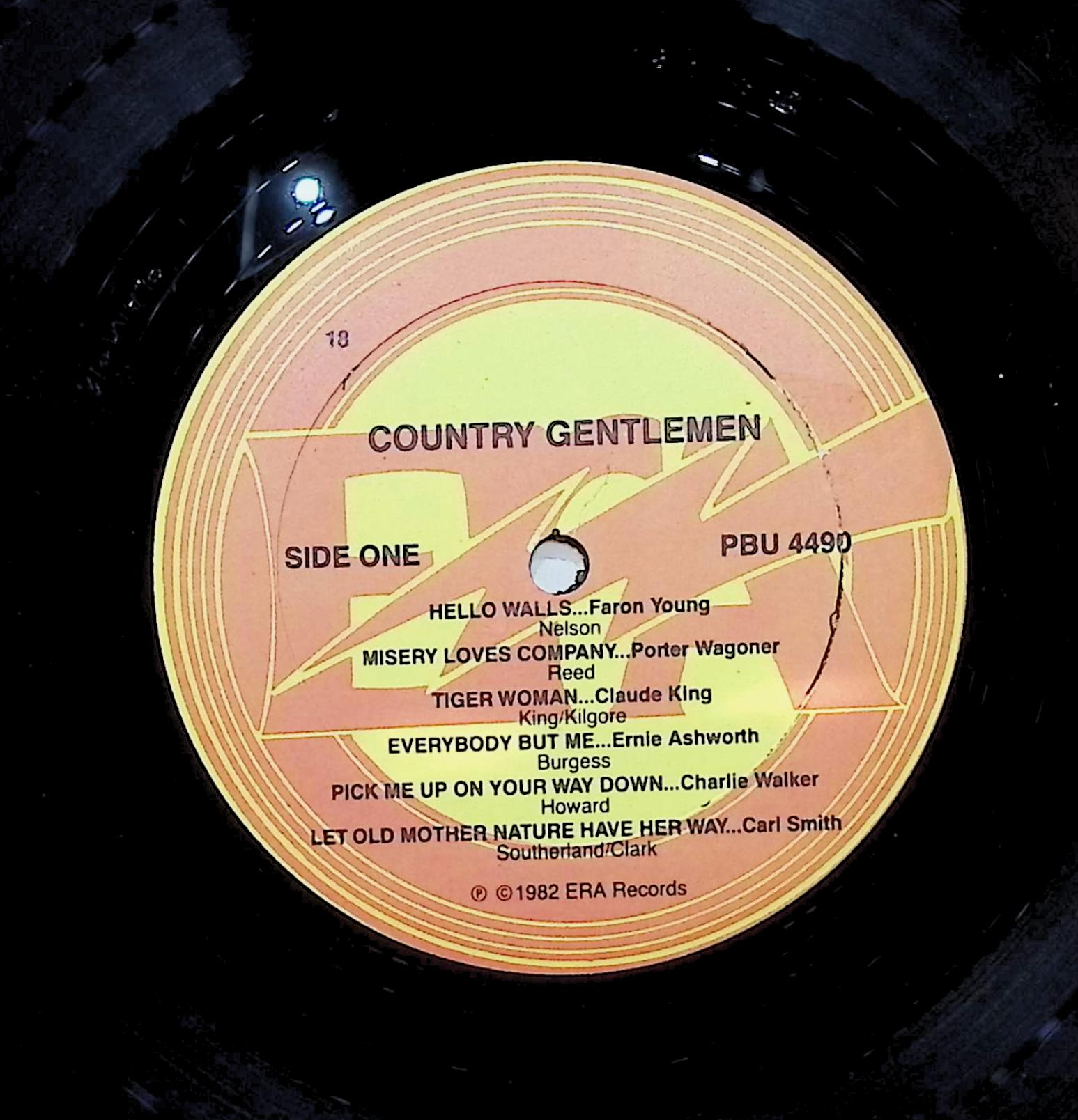 Various Country Gentlemen 12" LP 1982 PBU 4490 Folk, World, & Country — image 2