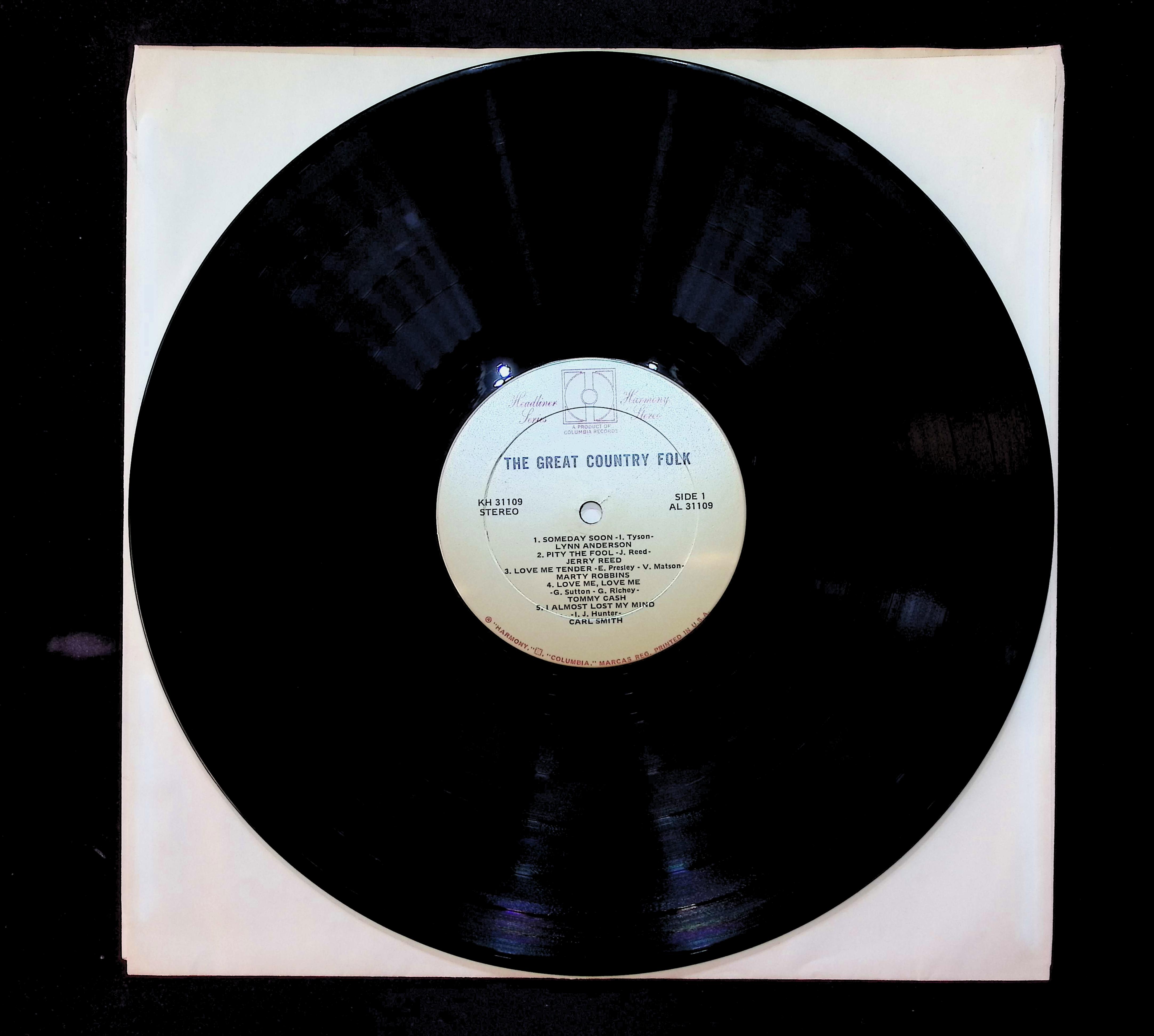 Various The Great Country Folk 12" LP 0 Harmony (4) Folk, World, & Country — image 3
