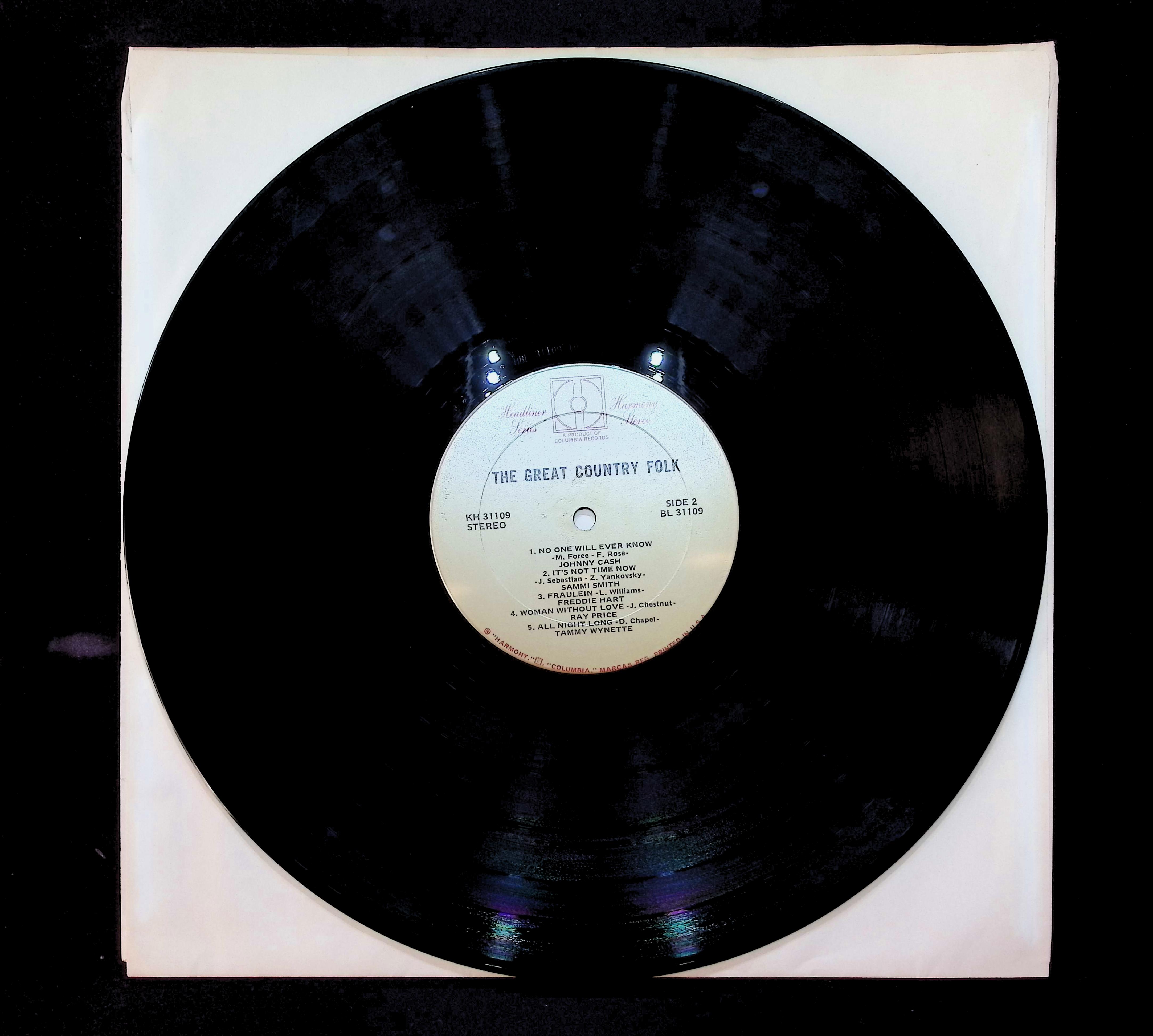 Various The Great Country Folk 12" LP 0 Harmony (4) Folk, World, & Country — image 5