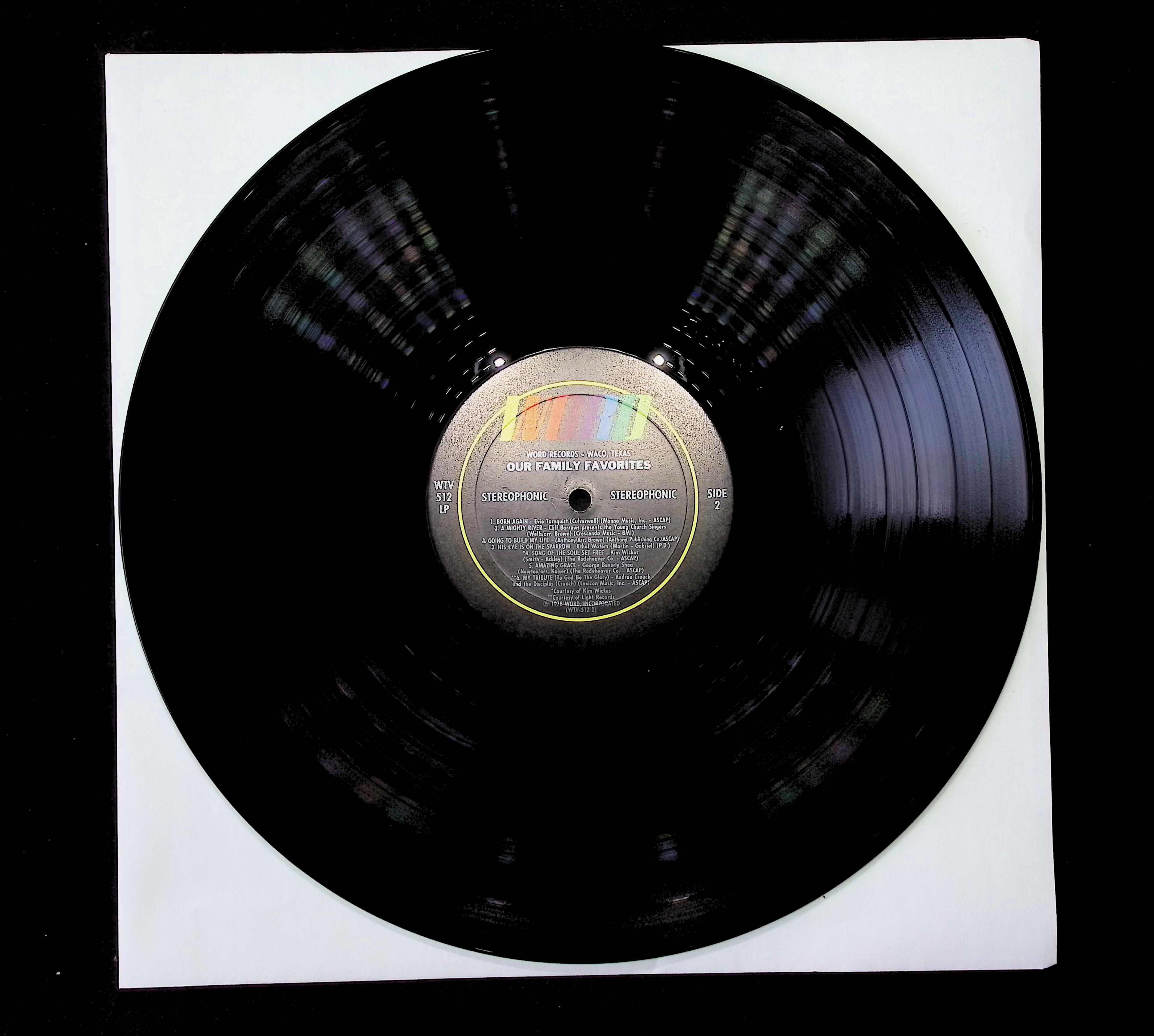 Various Our Family Favorites 12" LP 1978 WTV-512 Funk / Soul — image 3