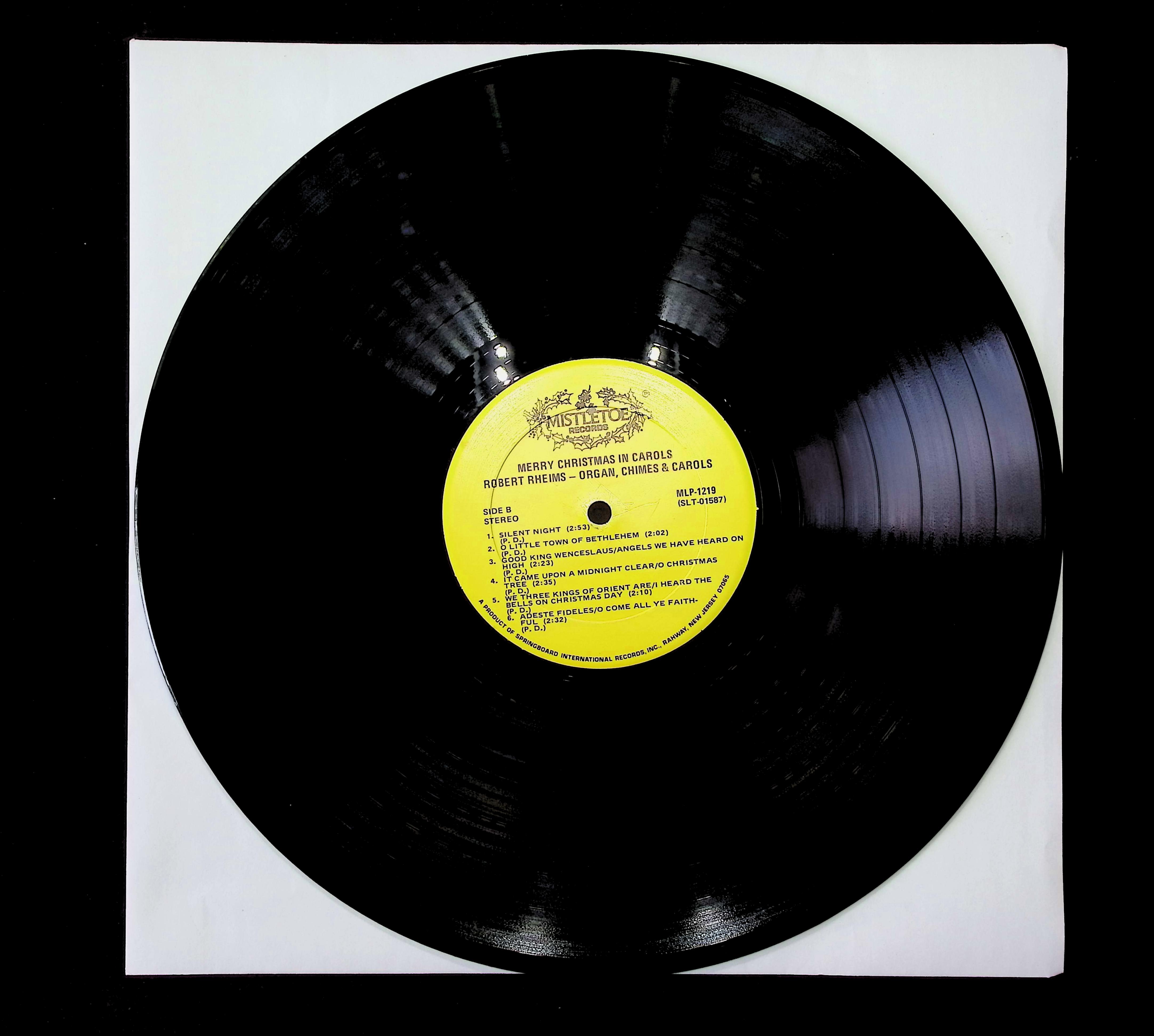 Robert Rheims Merry Christmas In Carols 12" LP Unknown MLP-1219 Classical — image 3