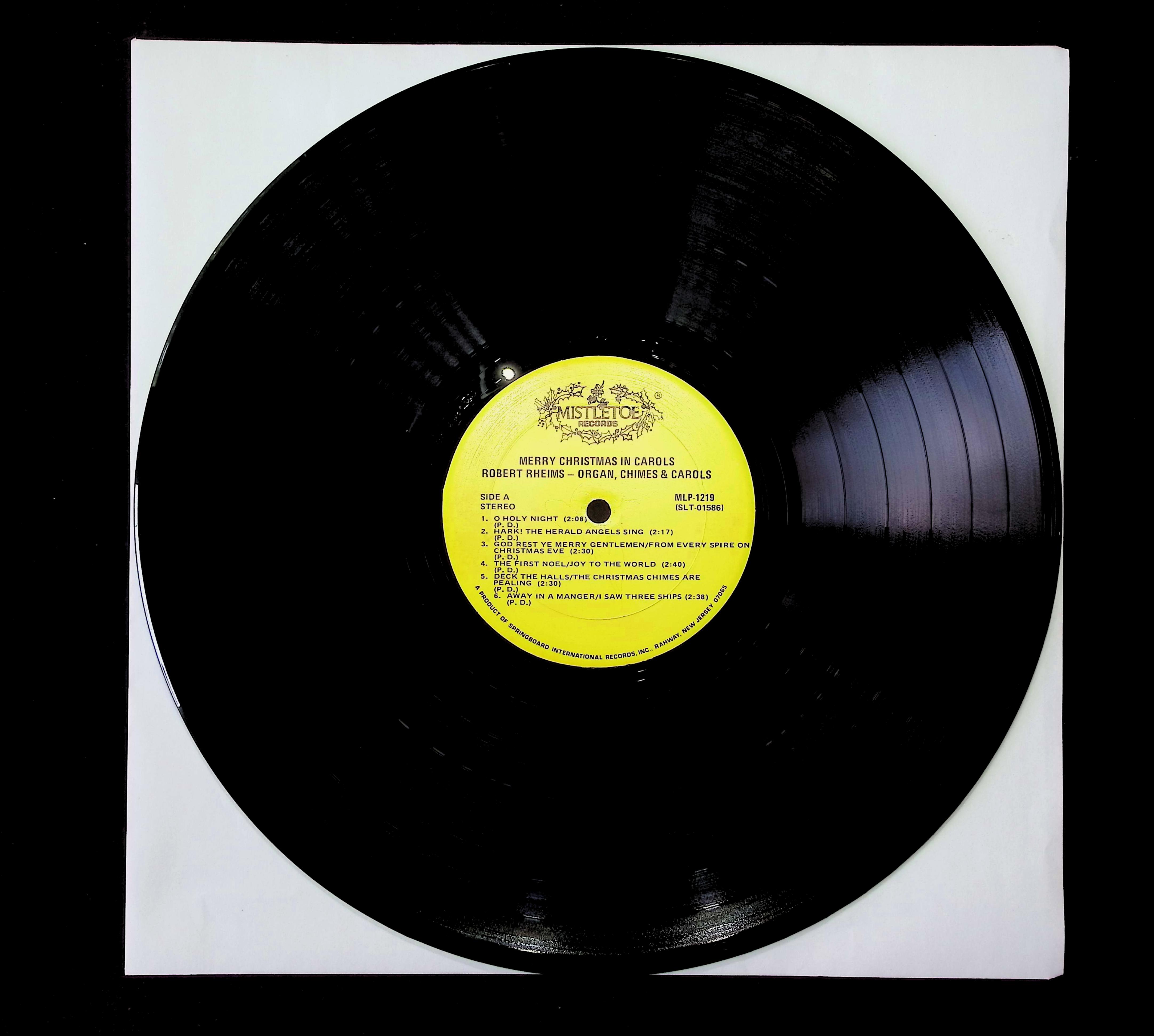 Robert Rheims Merry Christmas In Carols 12" LP Unknown MLP-1219 Classical — image 5