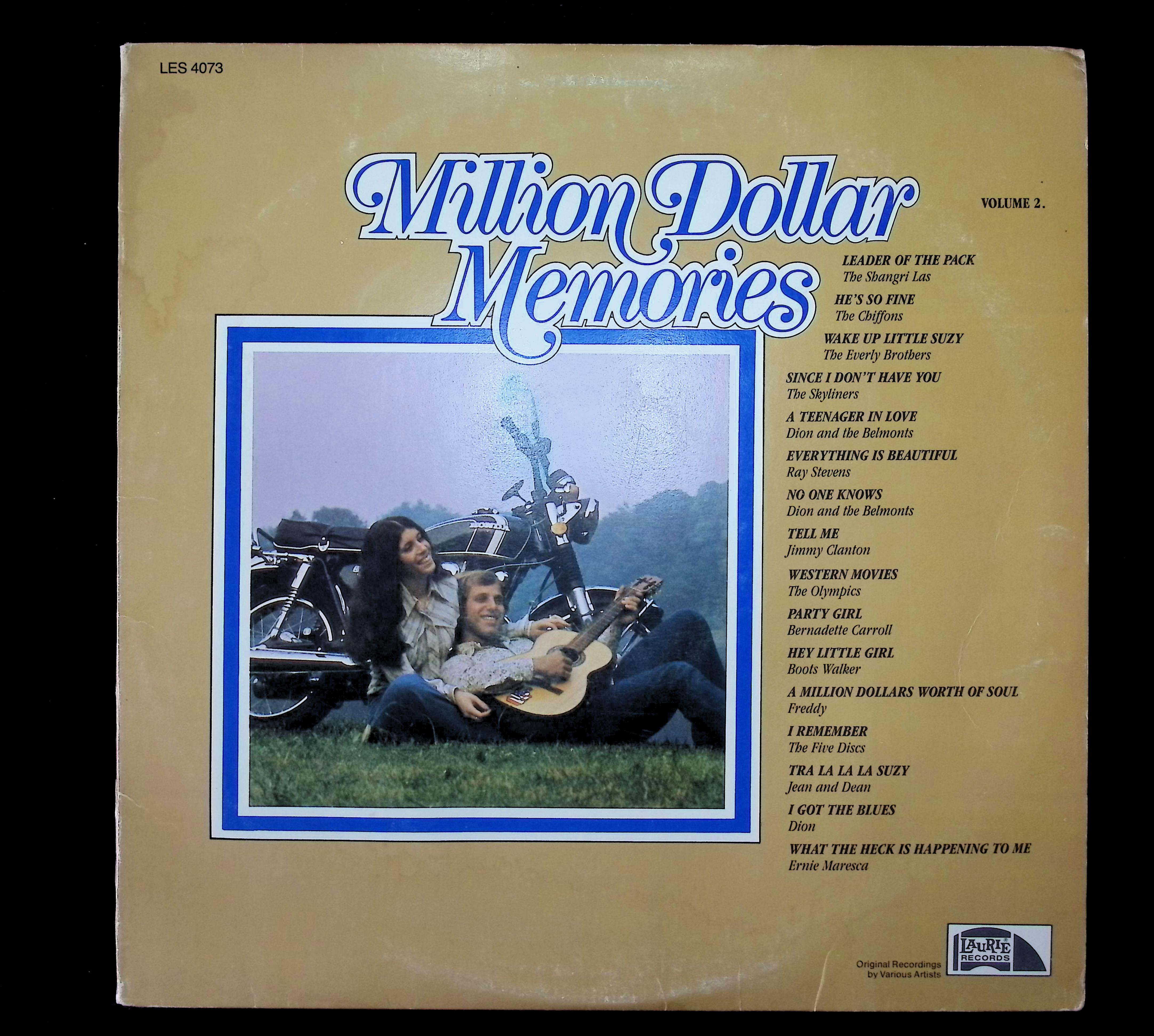 Various Million Dollar Memories-Volume 2 12" LP 1985 LES 4073 Rock