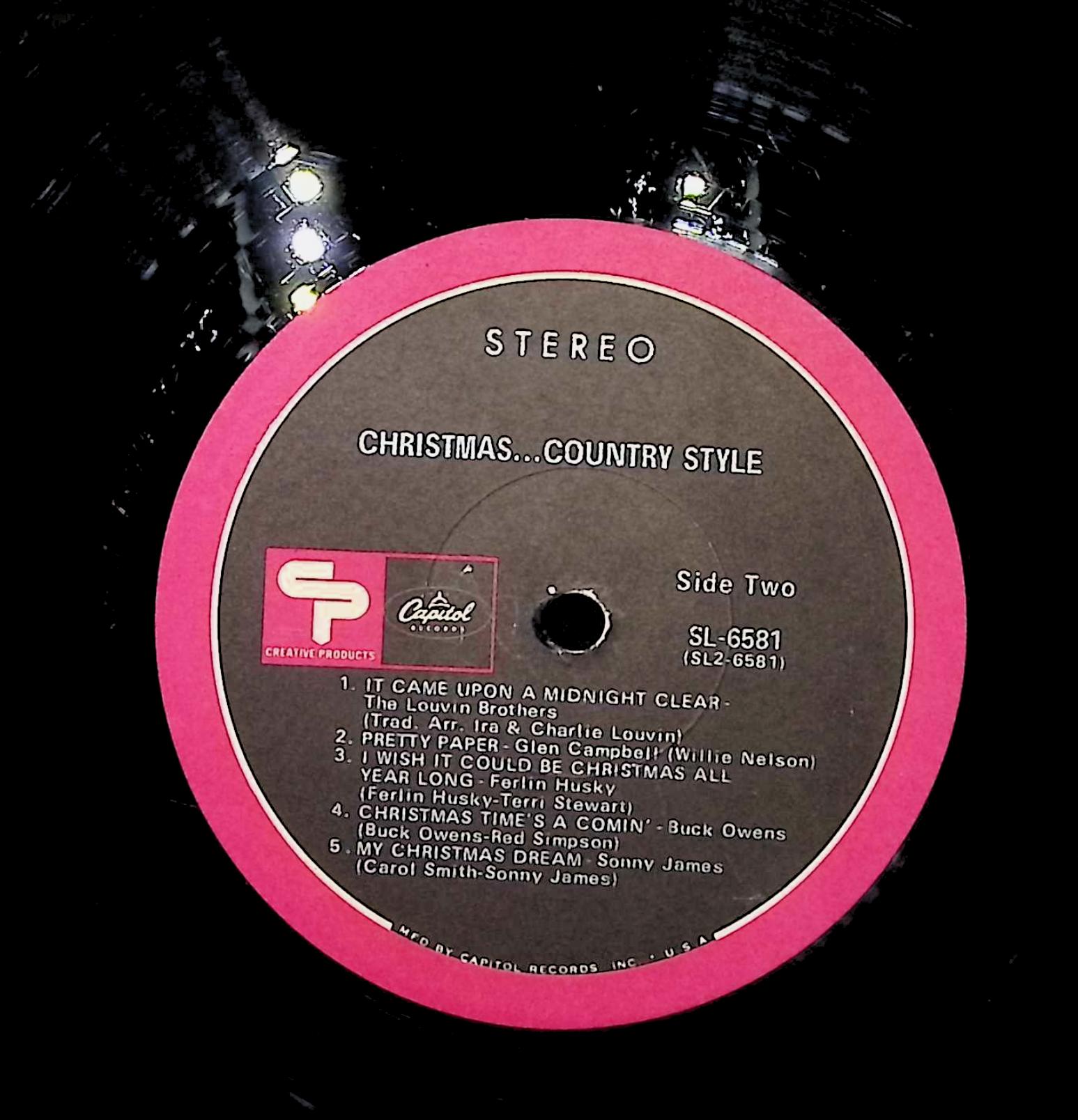 Various Christmas Country Style 12" LP Unknown Era SL-6581 Folk, World, & Country — image 2