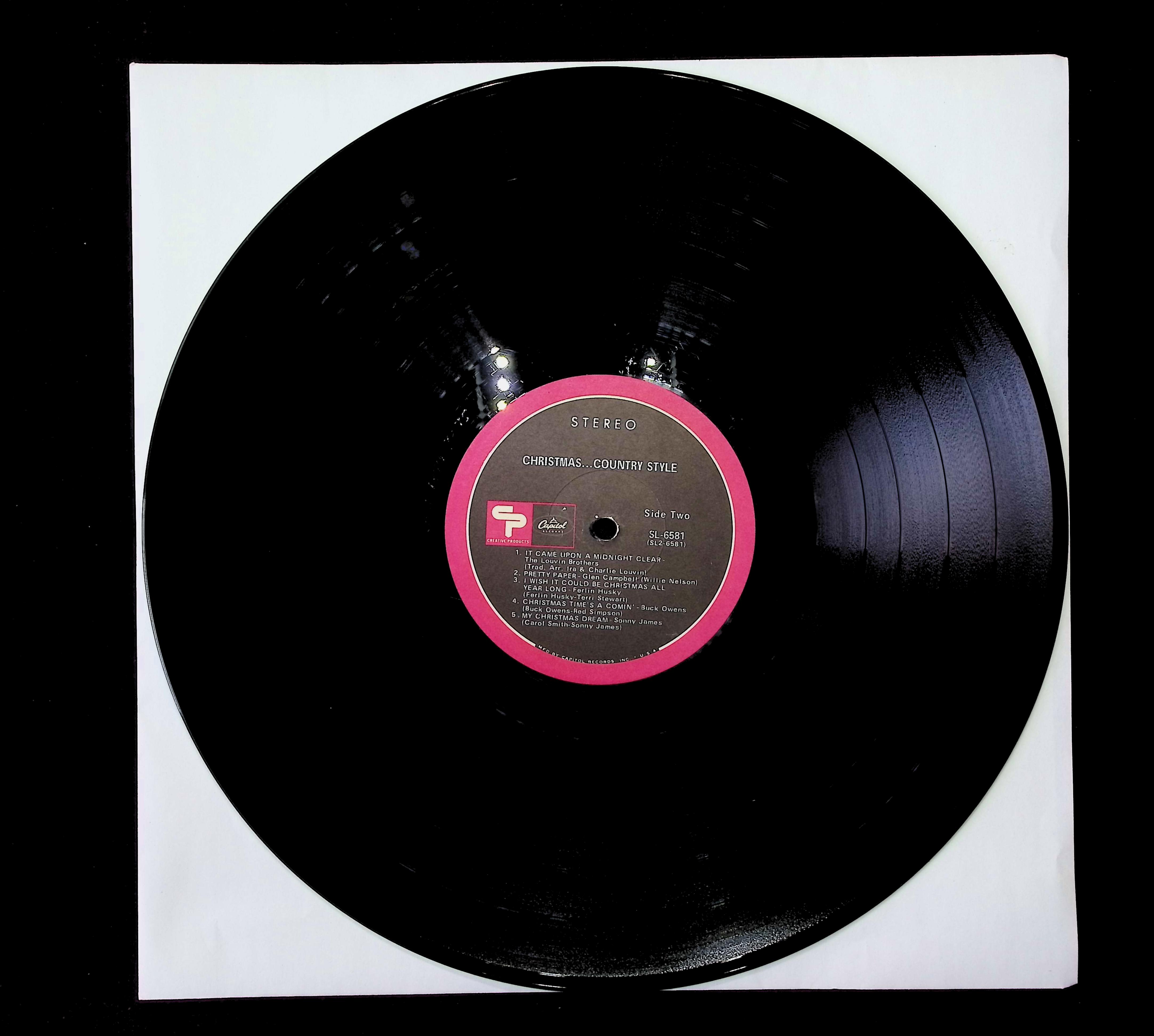 Various Christmas Country Style 12" LP Unknown Era SL-6581 Folk, World, & Country — image 3