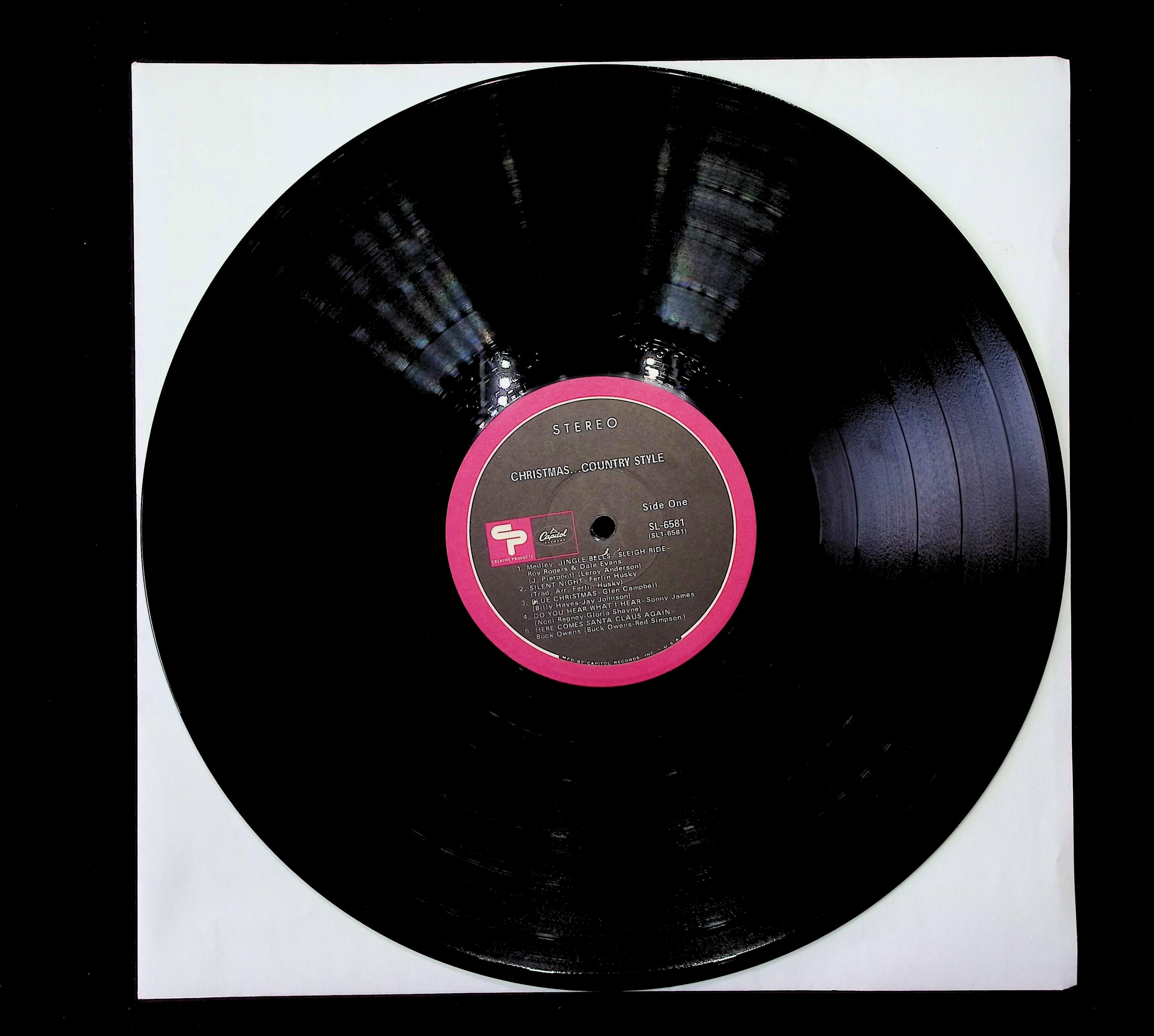 Various Christmas Country Style 12" LP Unknown Era SL-6581 Folk, World, & Country — image 5