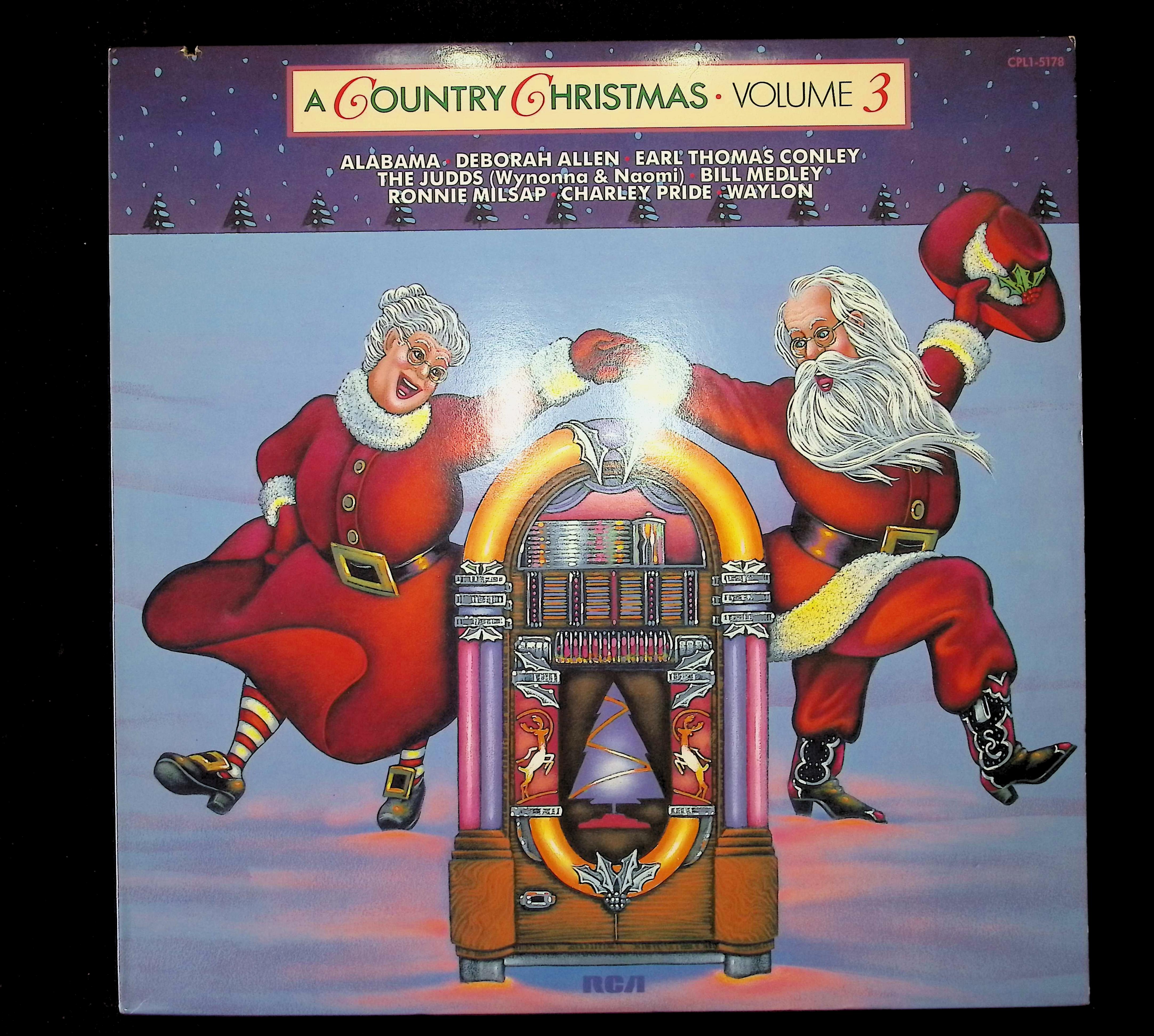 Various A Country Christmas, Volume 3 12" LP 1984 CPL1-5178 Folk, World, & Country