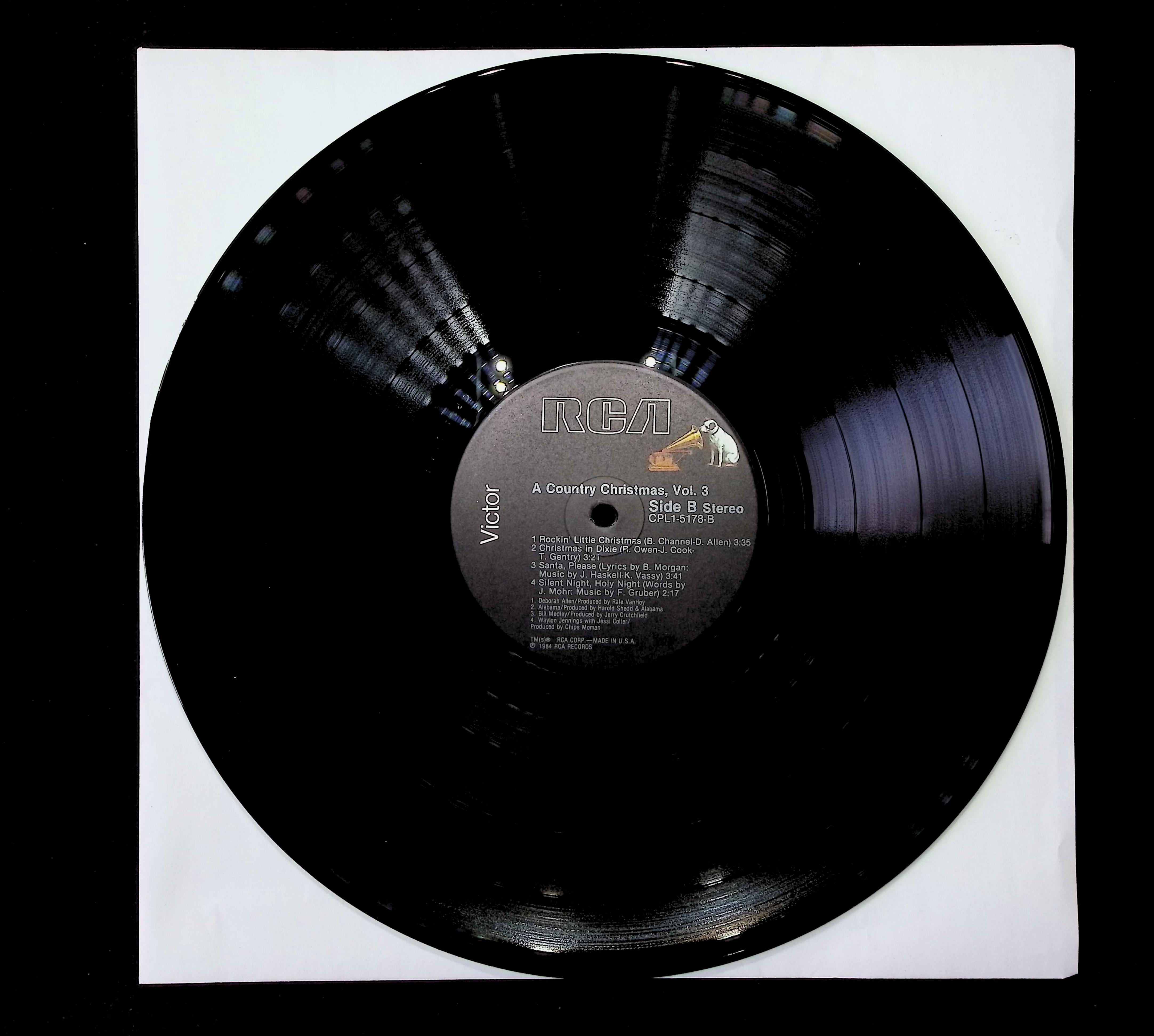 Various A Country Christmas, Volume 3 12" LP 1984 CPL1-5178 Folk, World, & Country — image 5