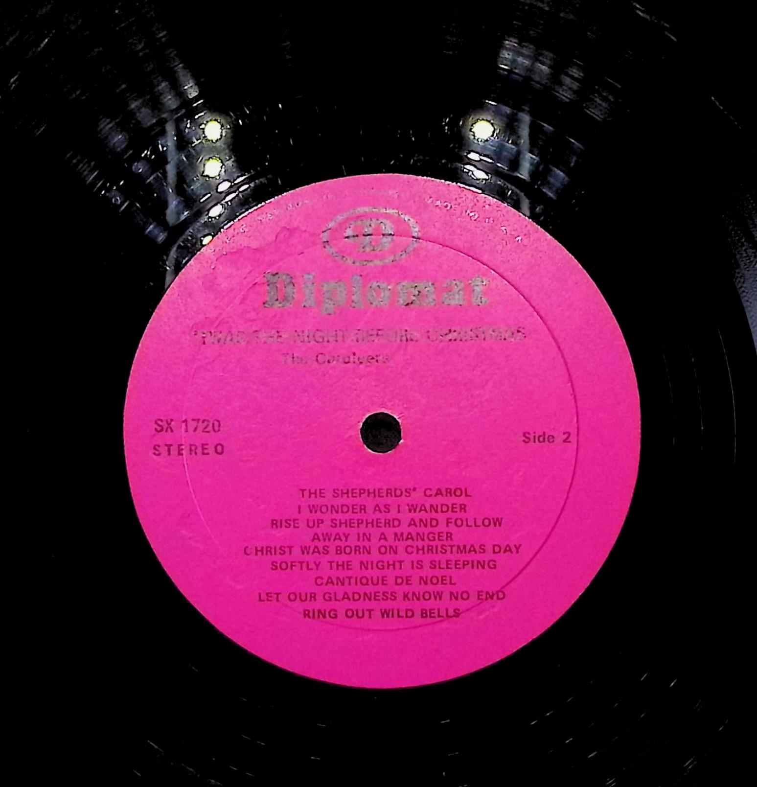 The Caroleers 'Twas The Night Before Christmas 12" LP 1960 SX 1720 Classical — image 4