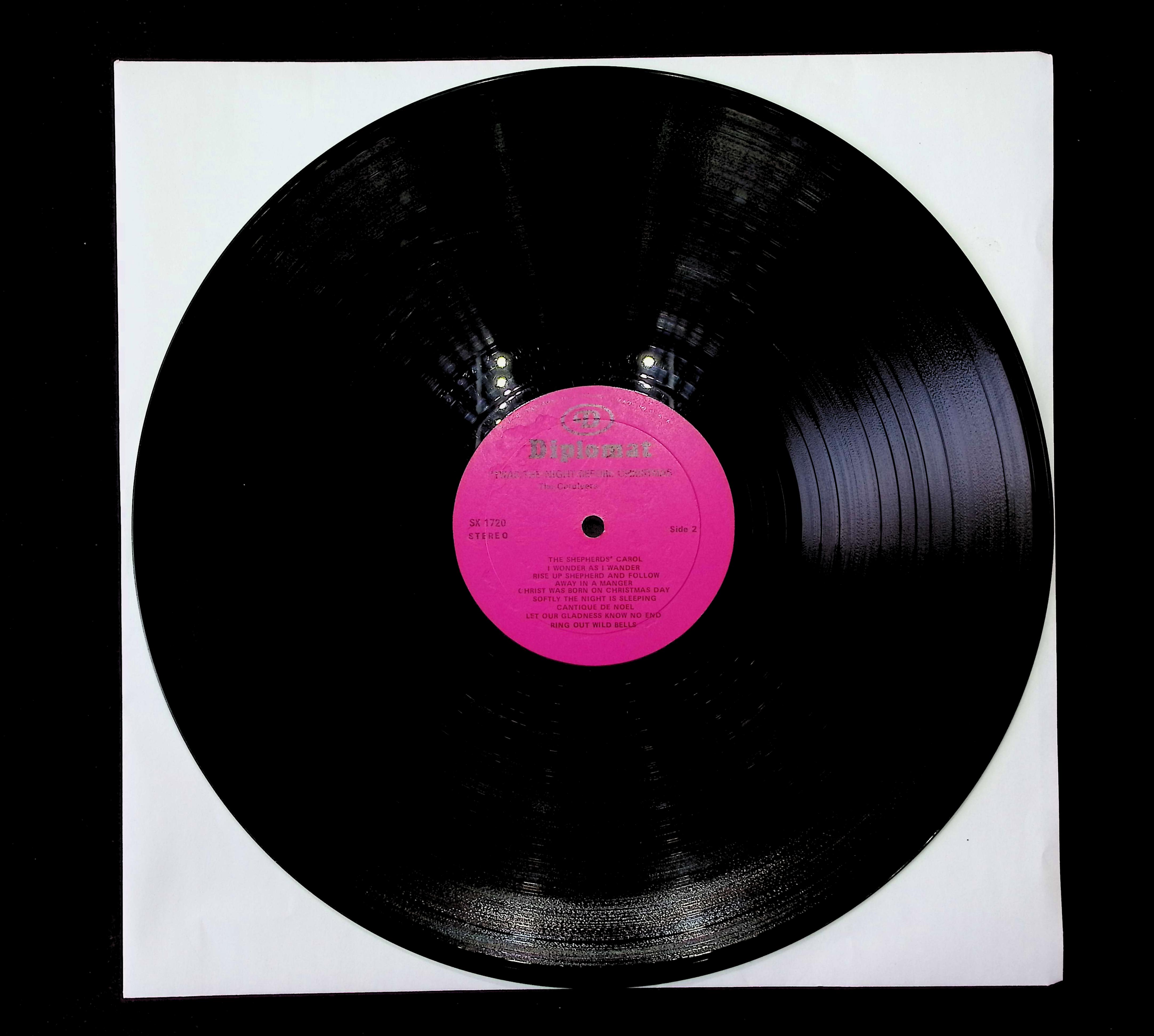 The Caroleers 'Twas The Night Before Christmas 12" LP 1960 SX 1720 Classical — image 5