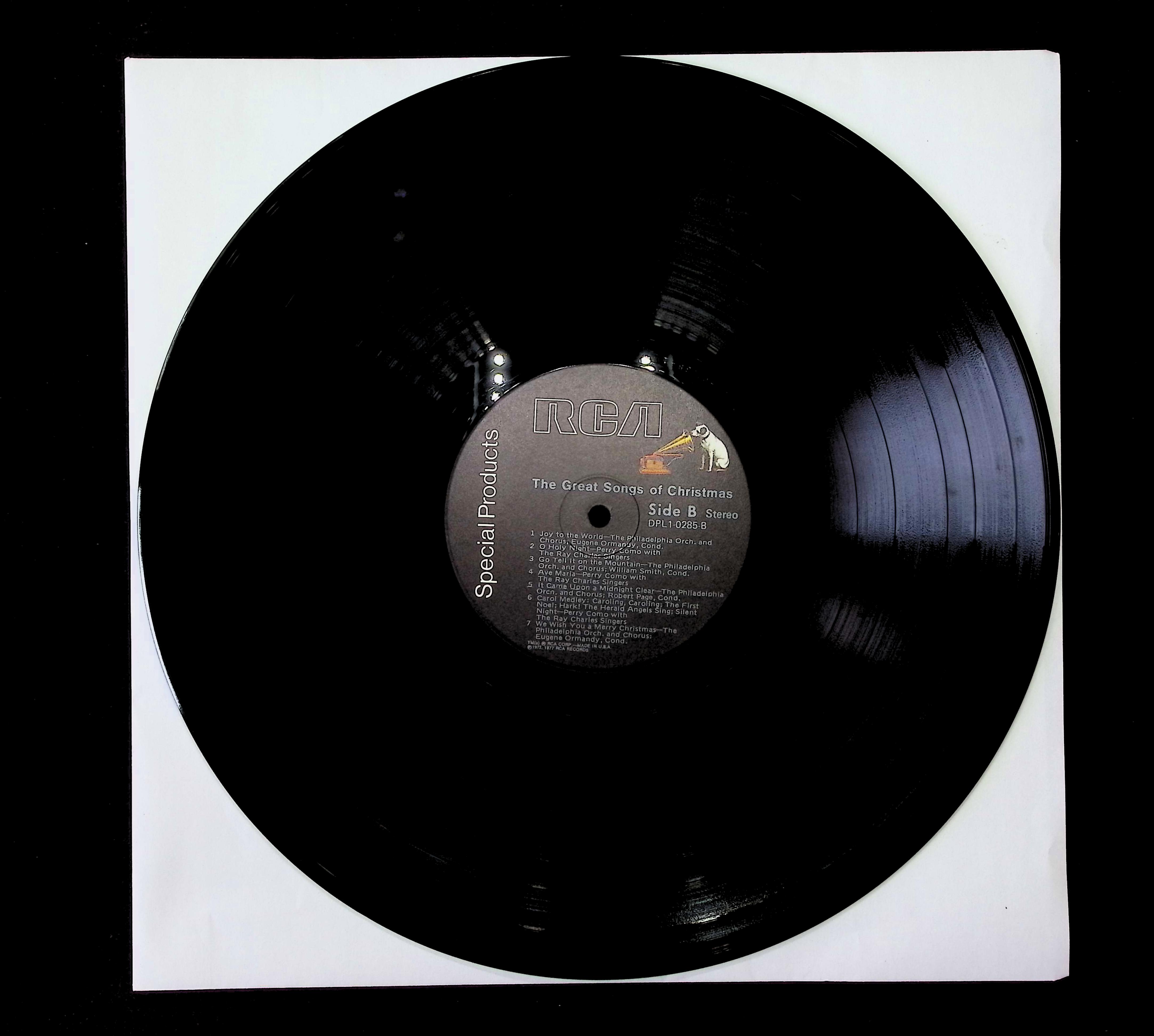 Perry Como & Eugene Ormandy Great Songs Of Christmas 12" LP 1977 DPL1-0285 Pop — image 5