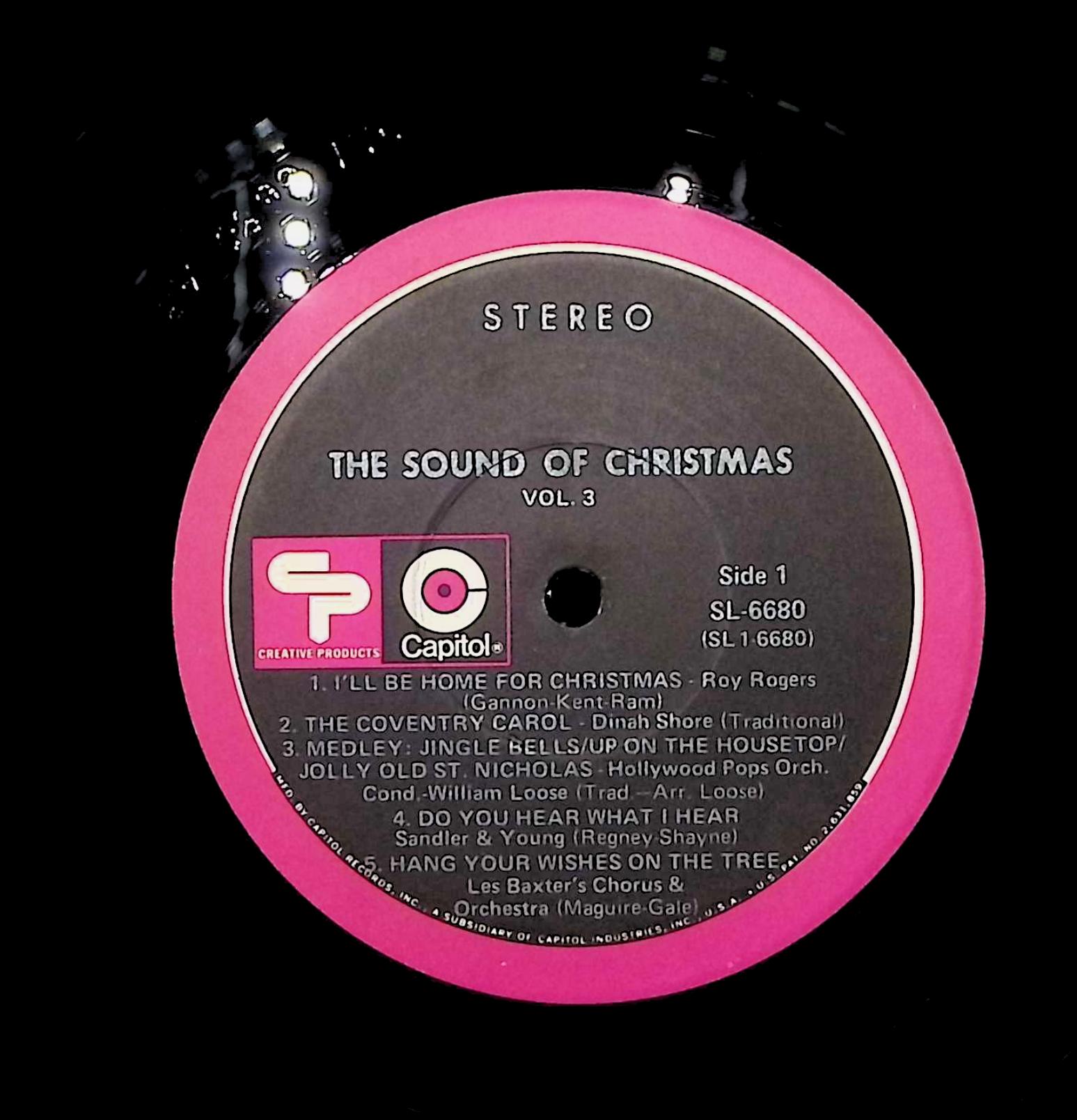 Various The Sound Of Christmas, Volume 3 12" LP 0 SL-6680 Jazz — image 2
