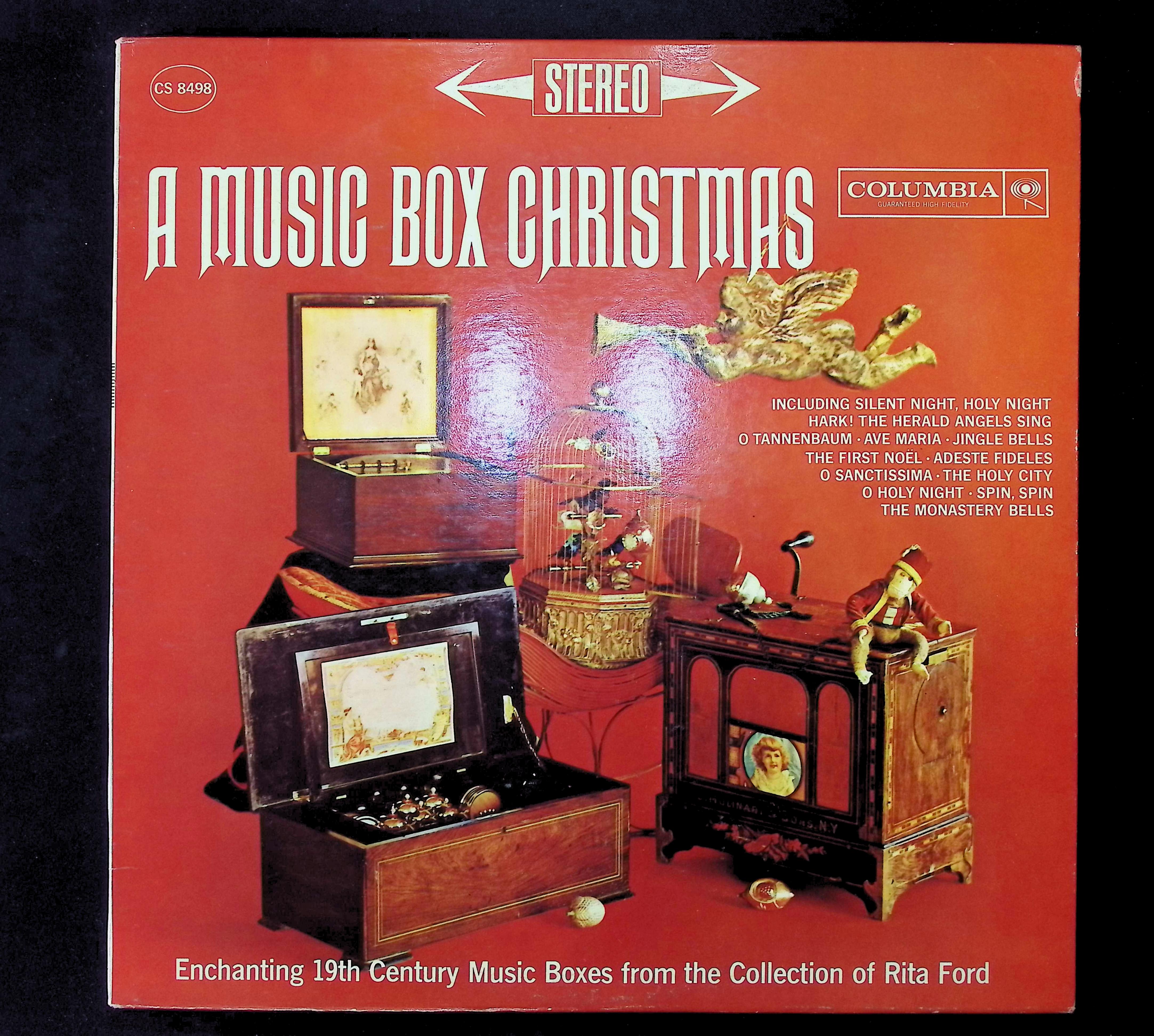 Rita Ford's Music Boxes A Music Box Christmas 12" LP 0 Columbia Classical