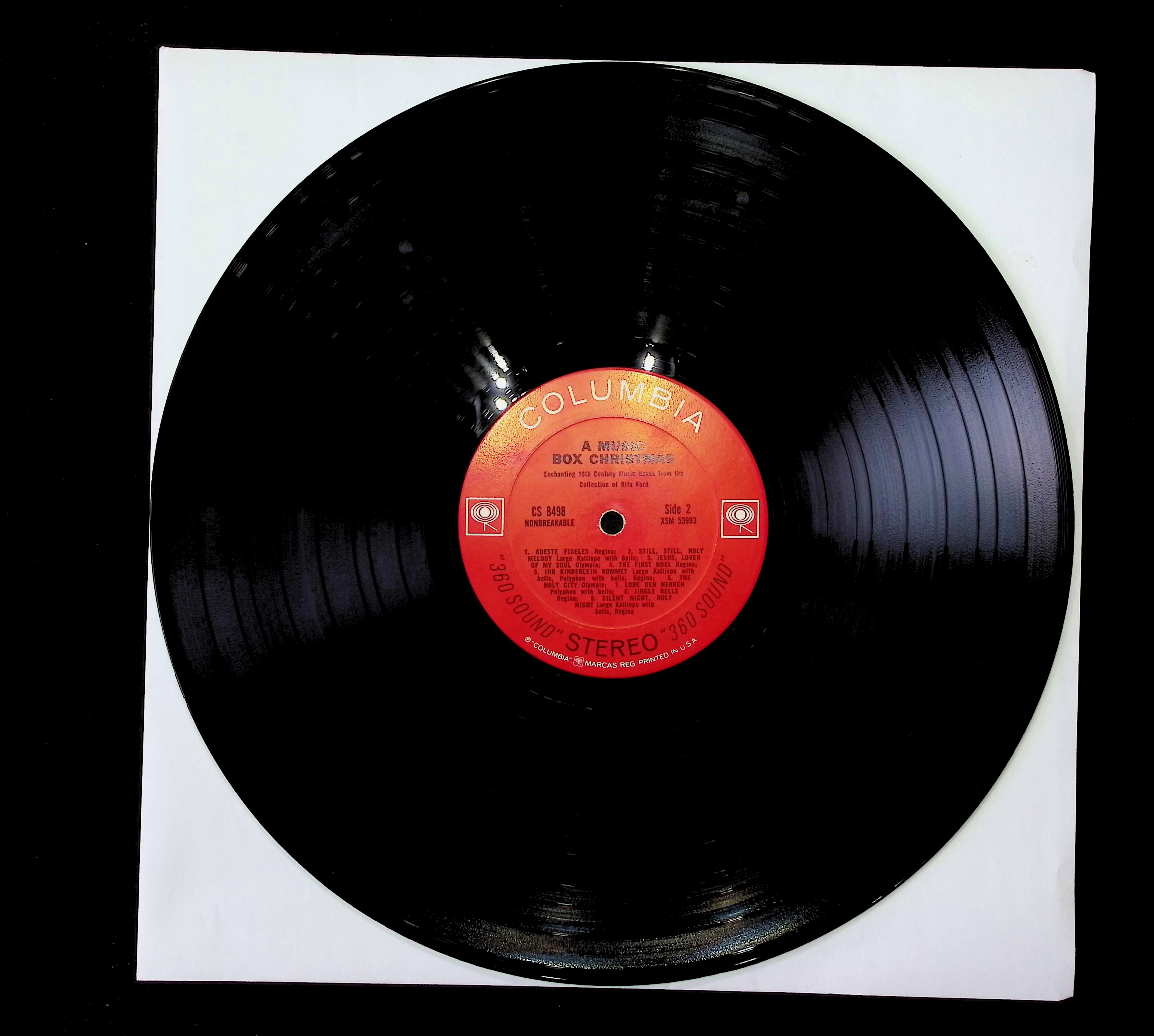 Rita Ford's Music Boxes A Music Box Christmas 12" LP 0 Columbia Classical — image 3