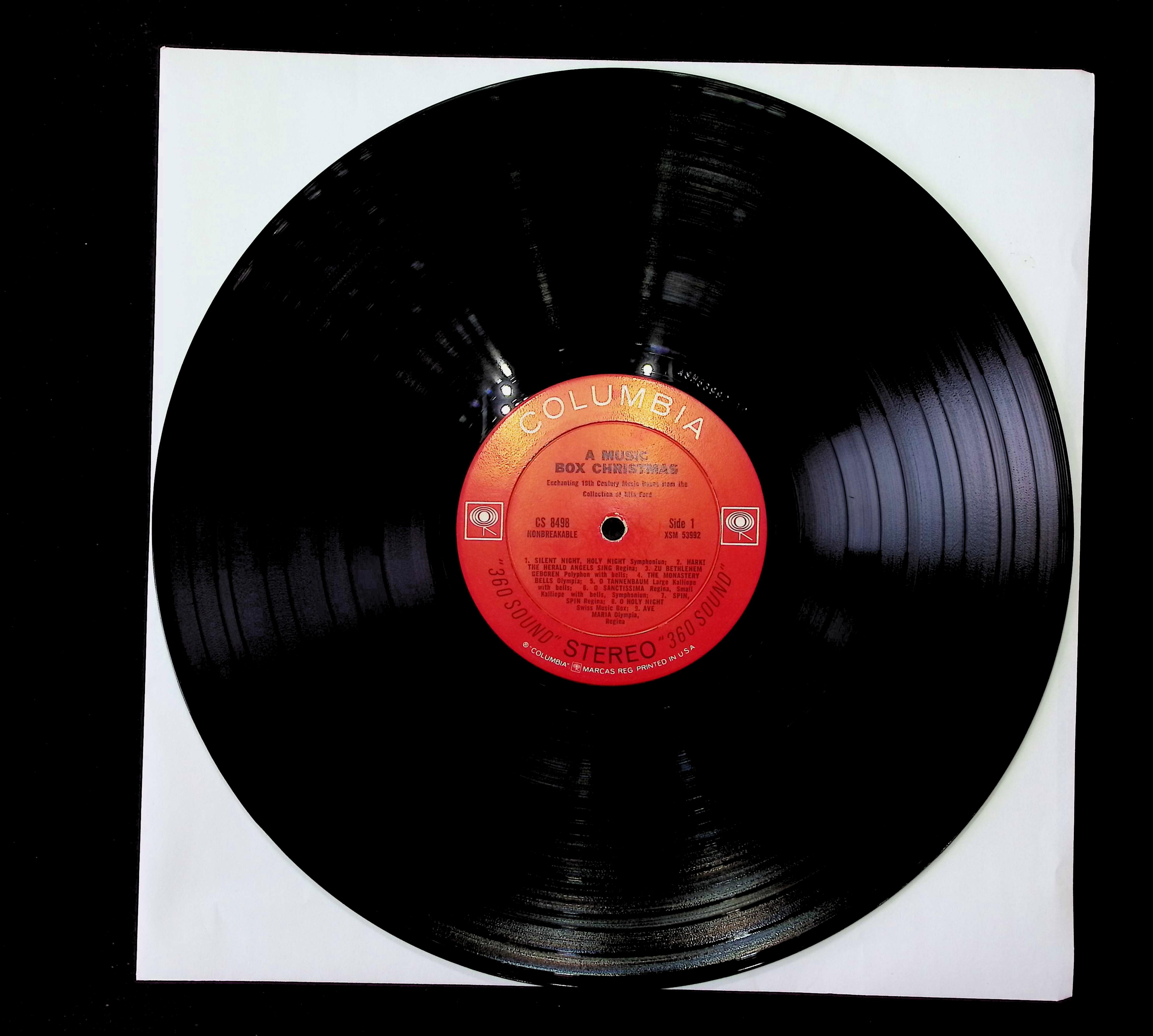 Rita Ford's Music Boxes A Music Box Christmas 12" LP 0 Columbia Classical — image 5